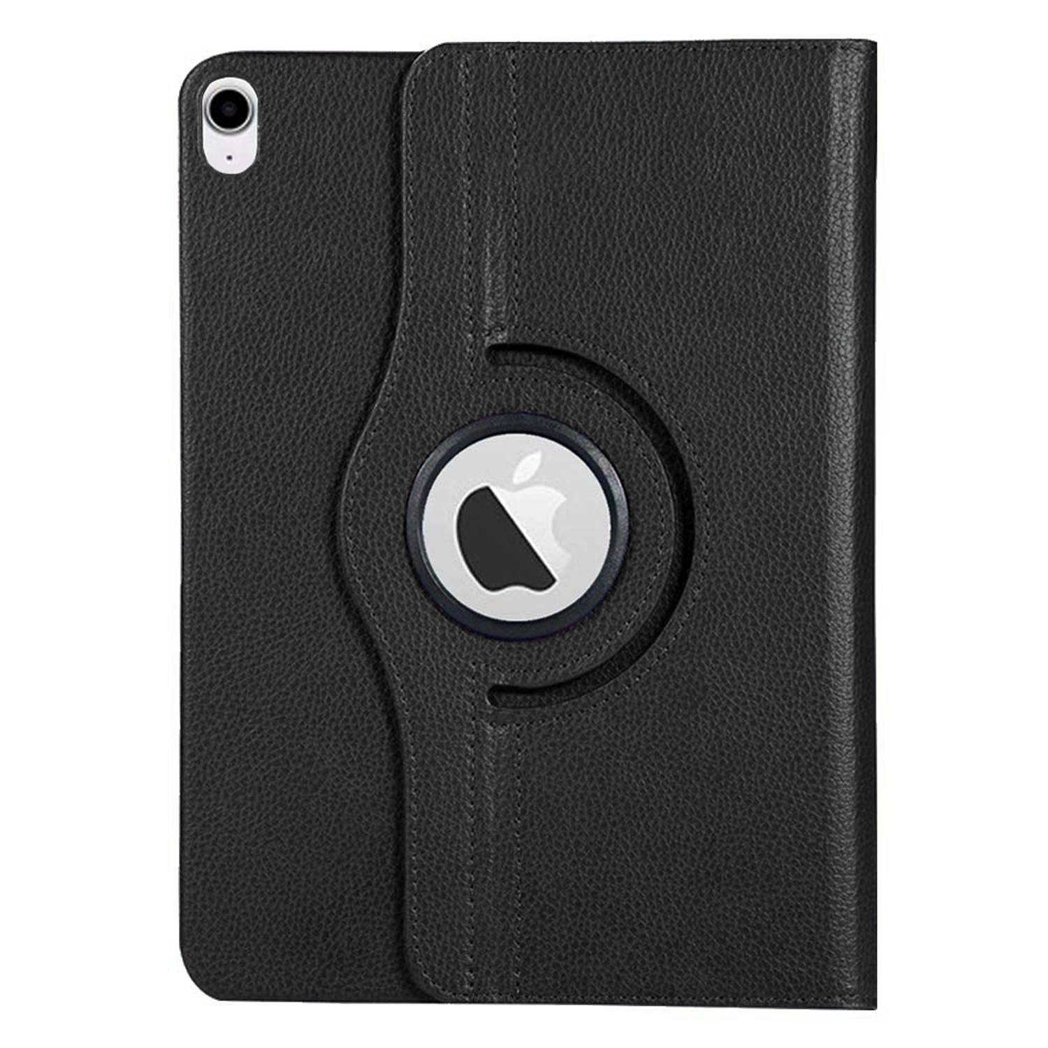Microsonic Apple iPad Air 13 2026 Kılıf (A3461-A3462) 360 Rotating Stand Deri Siyah