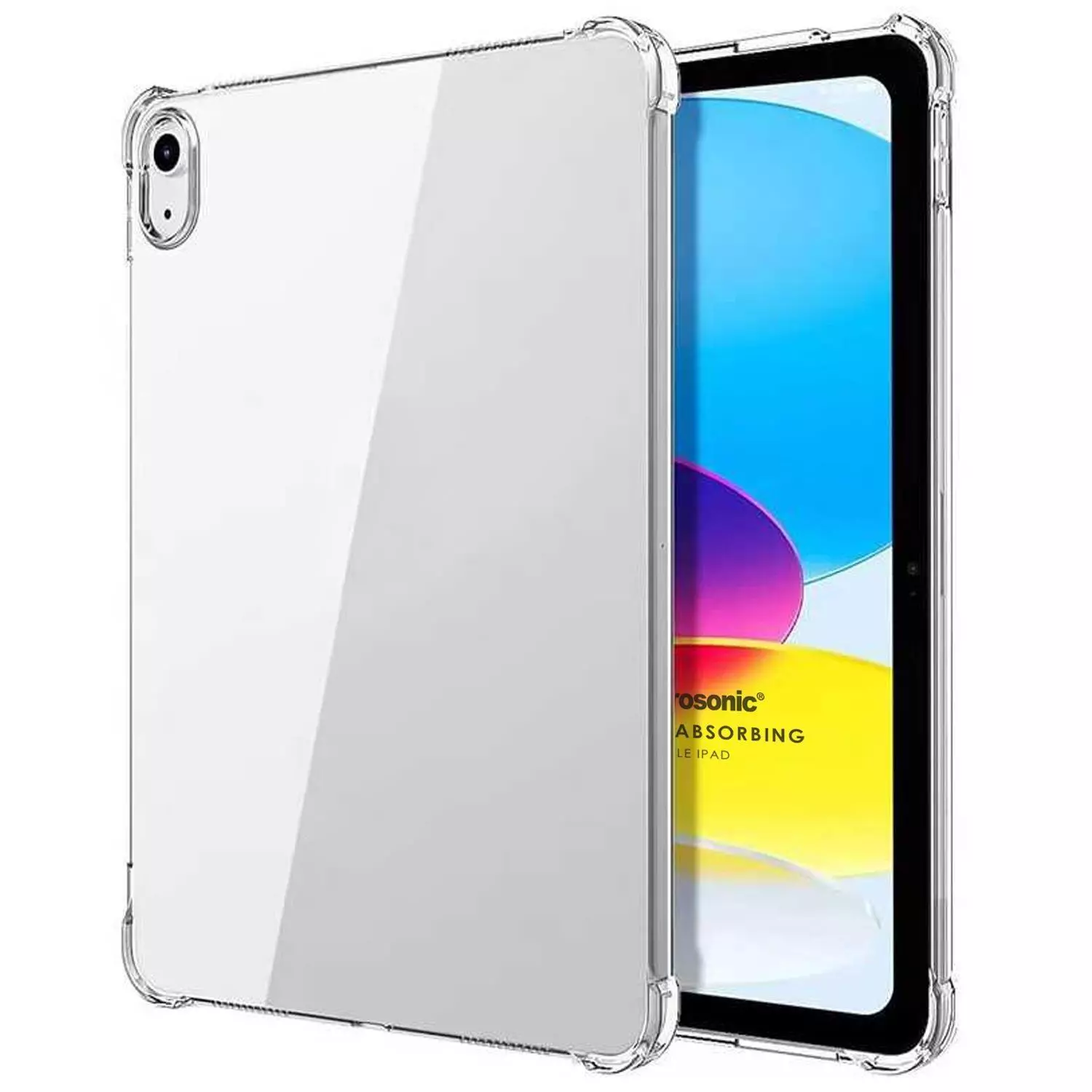 Microsonic Apple iPad Air 13 2026 Kılıf (A3461-A3462) Shock Absorbing Şeffaf