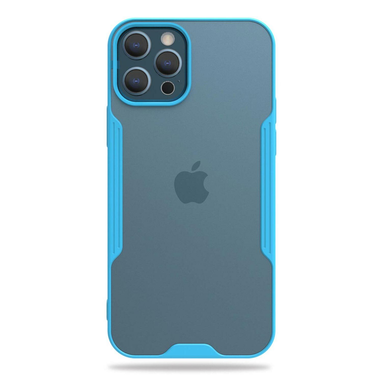 Microsonic Apple iPhone 12 Pro Max Kılıf Paradise Glow Turkuaz