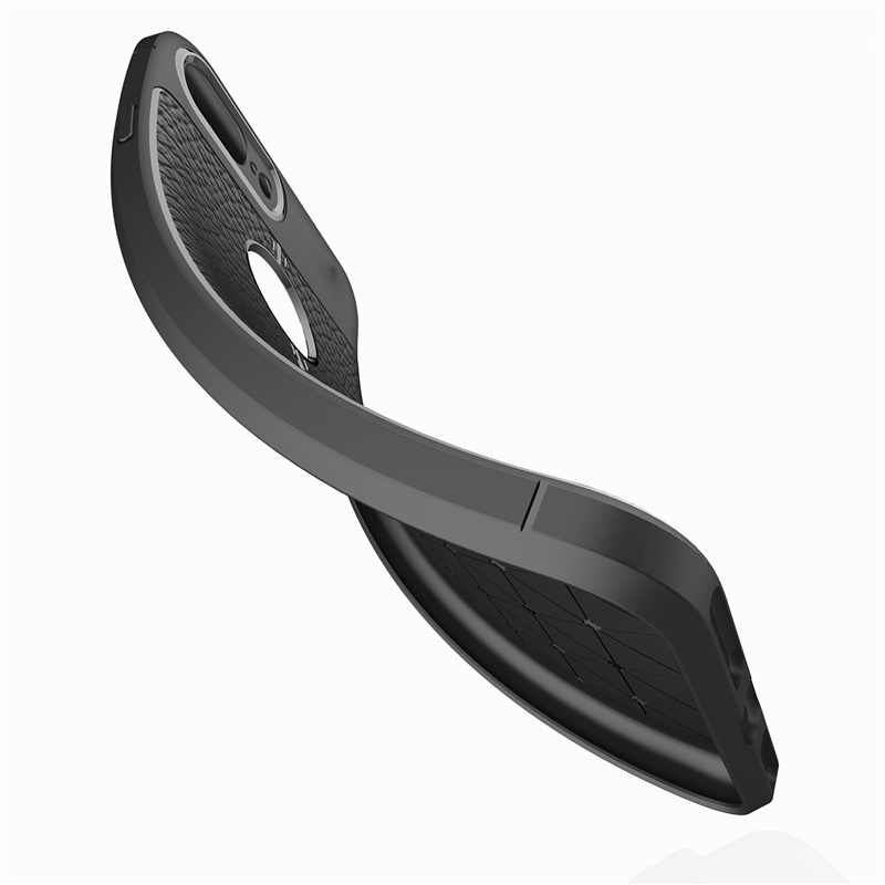 Microsonic Apple iPhone 5 / 5S Kılıf Deri Dokulu Silikon Kırmızı
