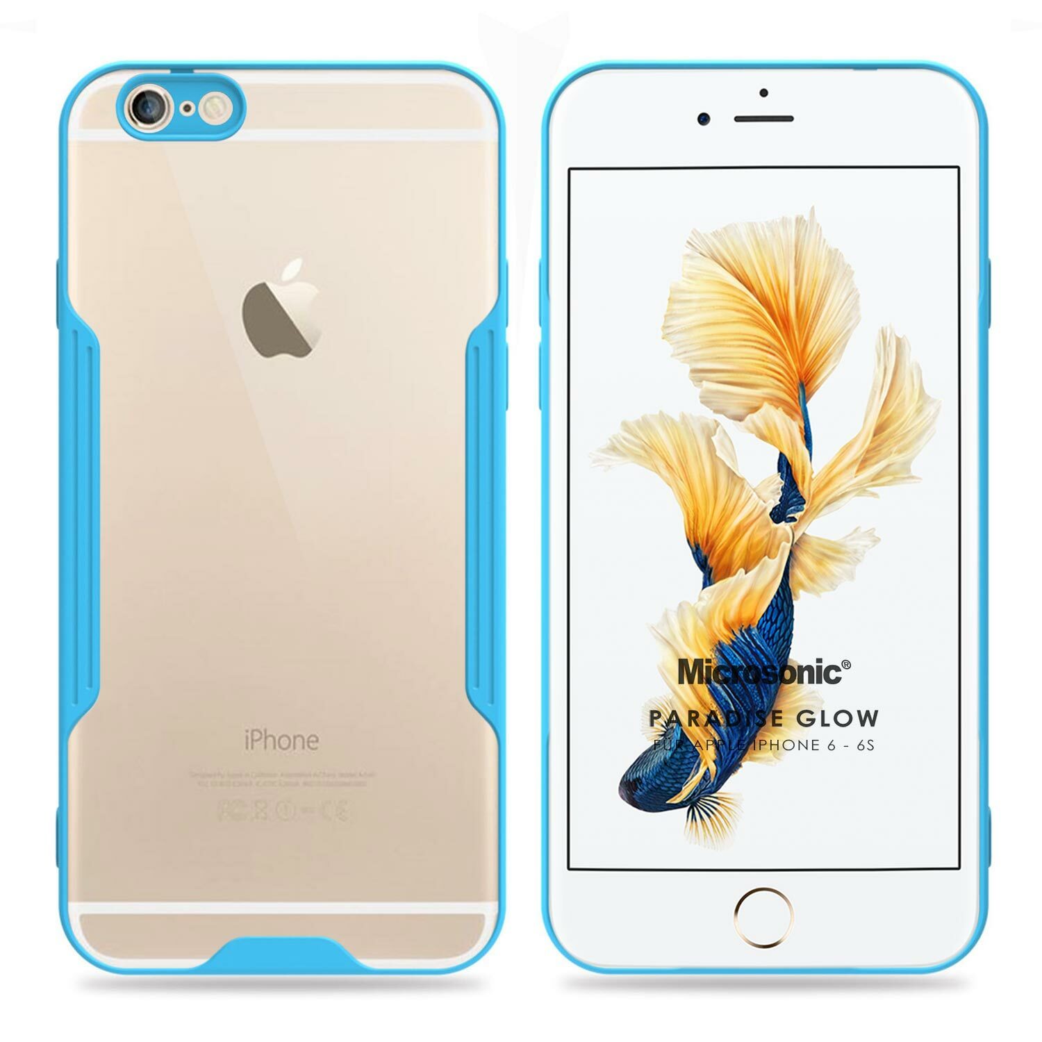 Microsonic Apple iPhone 6 Kılıf Paradise Glow Turkuaz