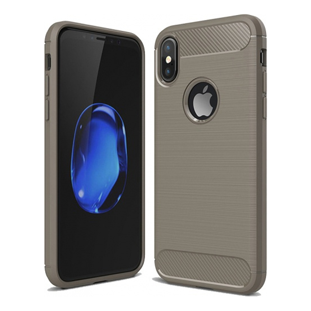Microsonic Apple iPhone XS Max Kılıf Room Silikon Gri