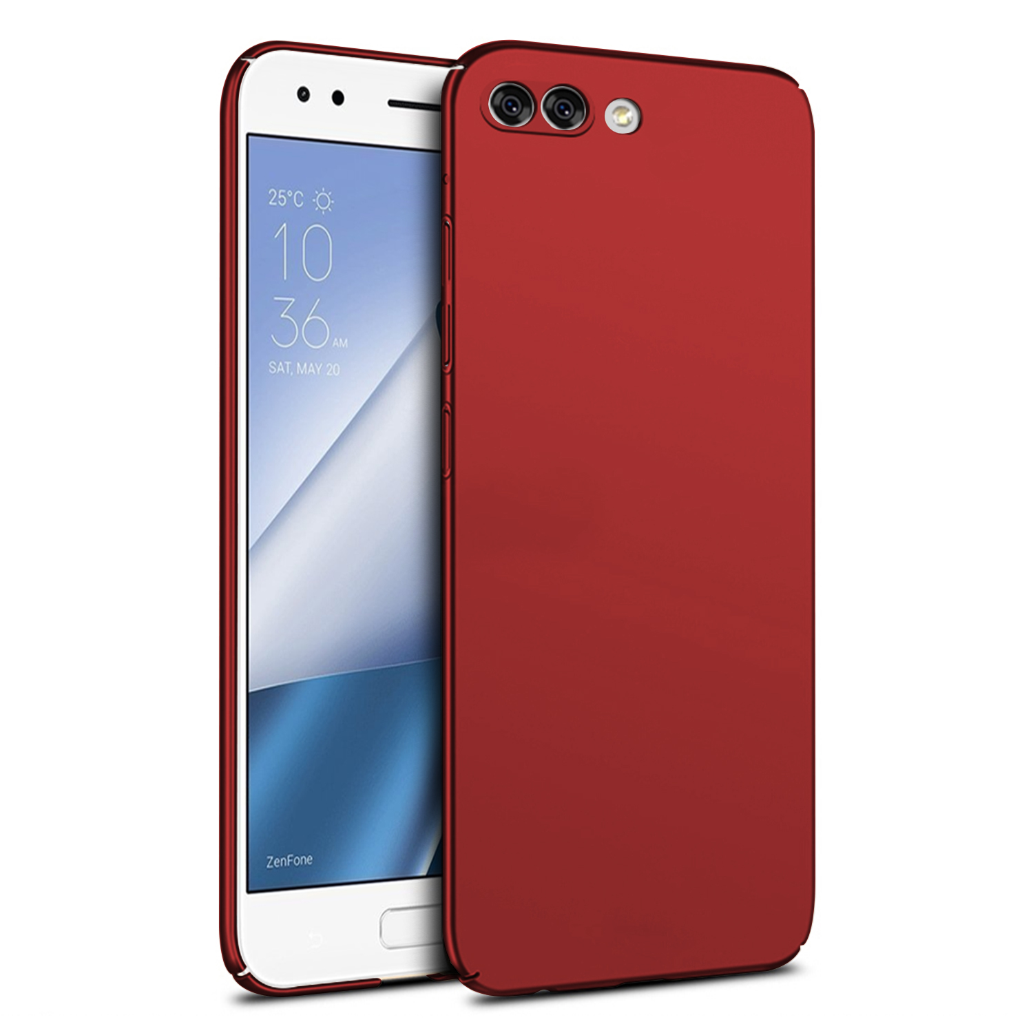 Microsonic Asus Zenfone 4 (5.5'') ZE554KL Kılıf Premium Slim Kırmızı