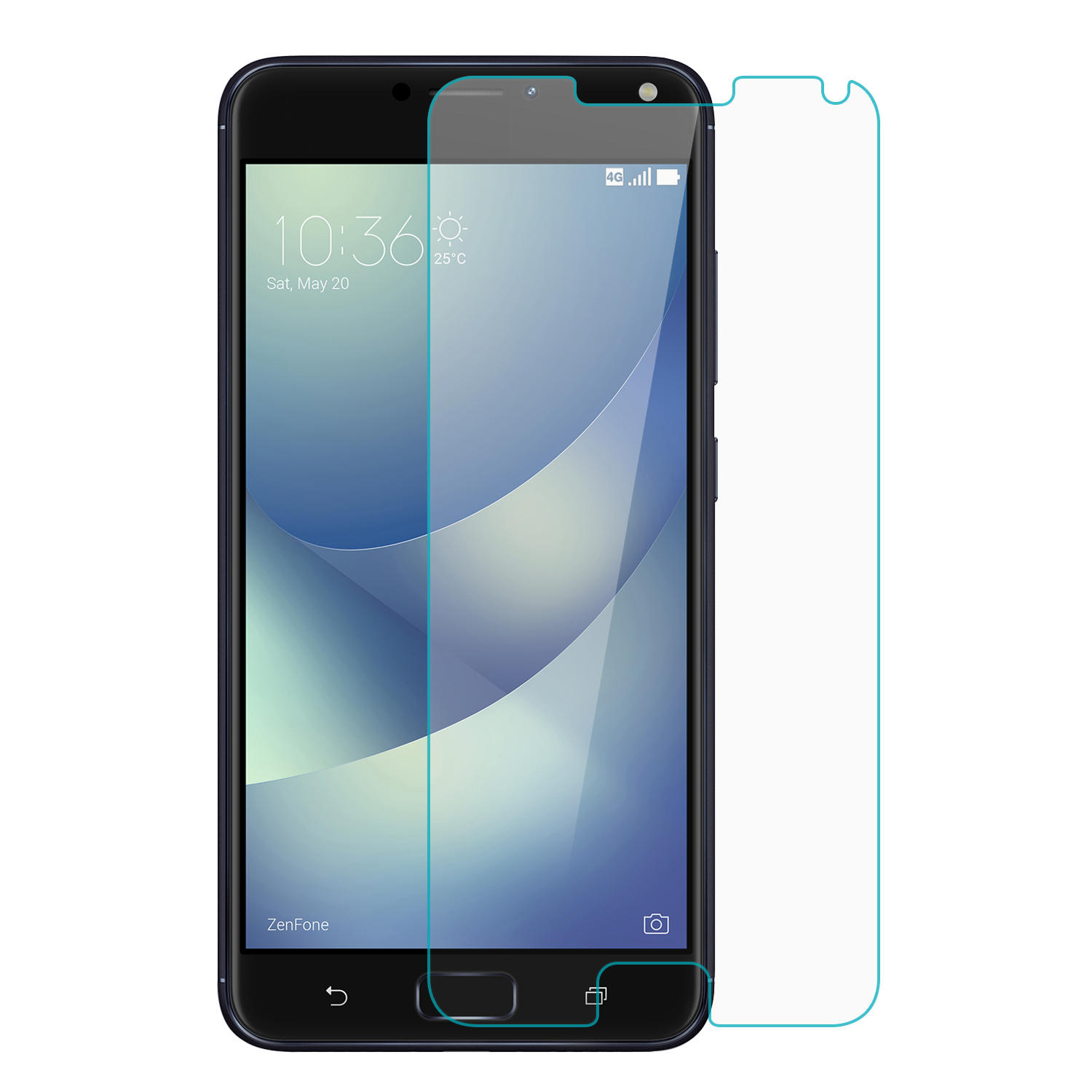 Microsonic Asus Zenfone 4 Max (5.5'') ZC554KL Nano Ekran Koruyucu Film