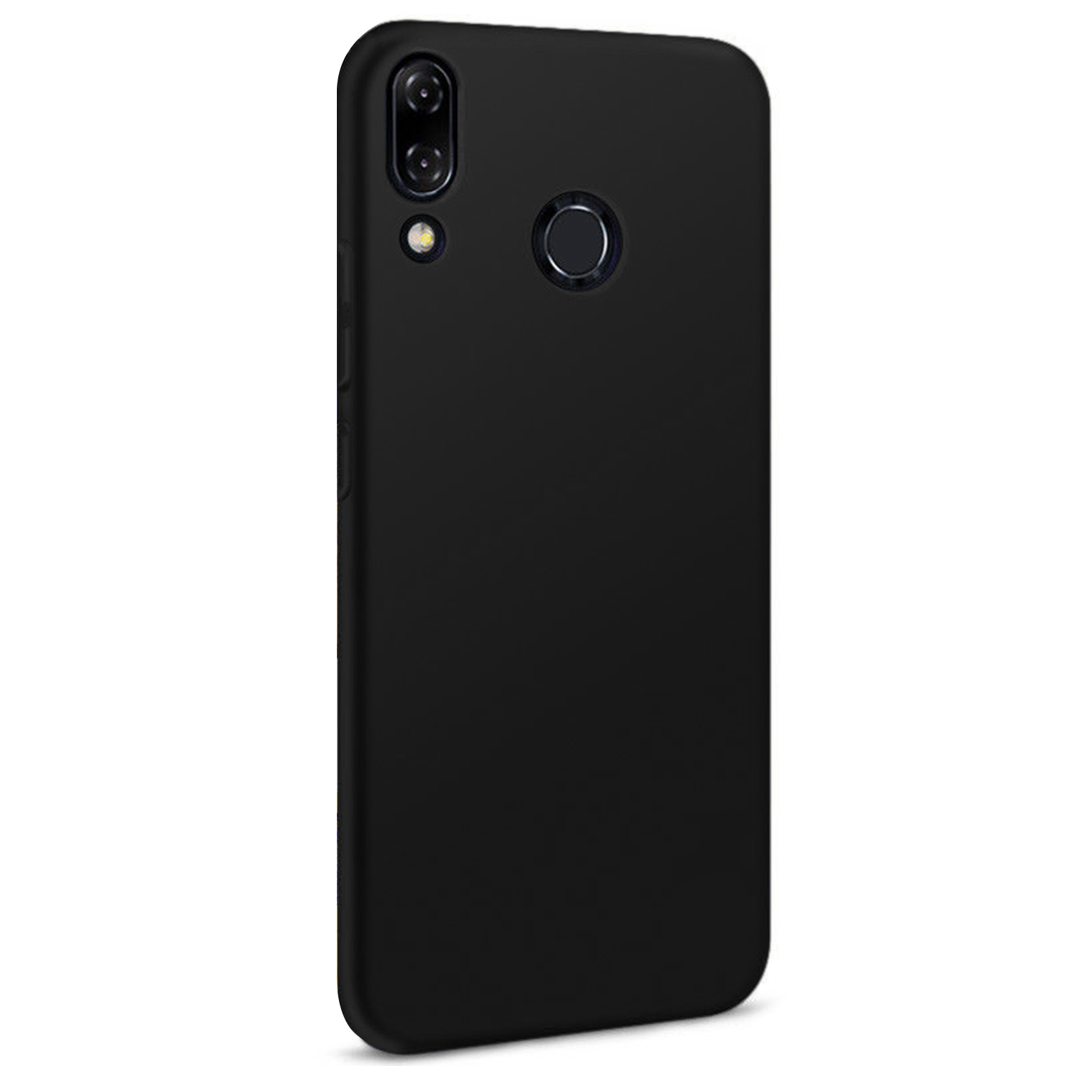 Microsonic Matte Silicone Asus Zenfone 5Z (6.2'') ZS620KL Kılıf Siyah