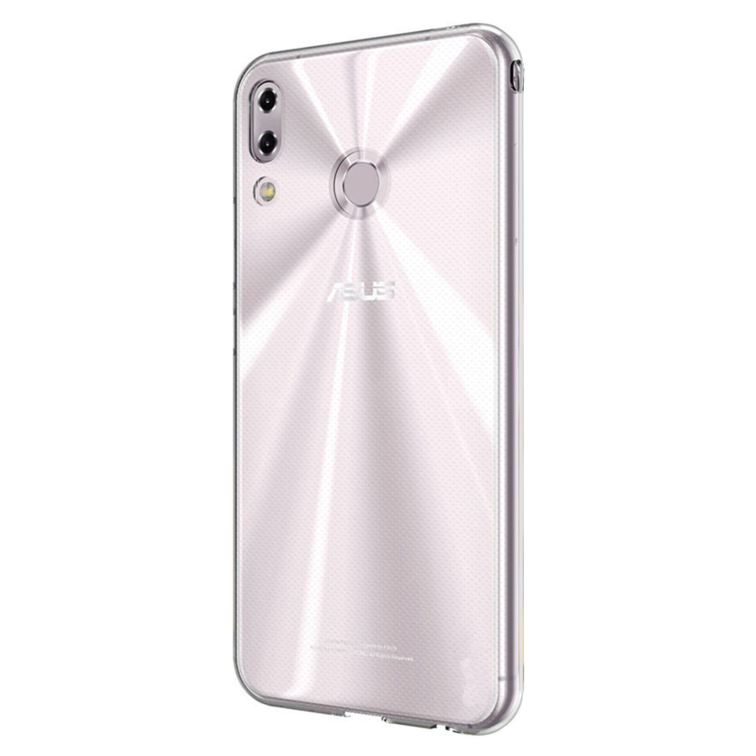 Microsonic Asus Zenfone 5Z (6.2'') ZS620KL Kılıf Transparent Soft Beyaz
