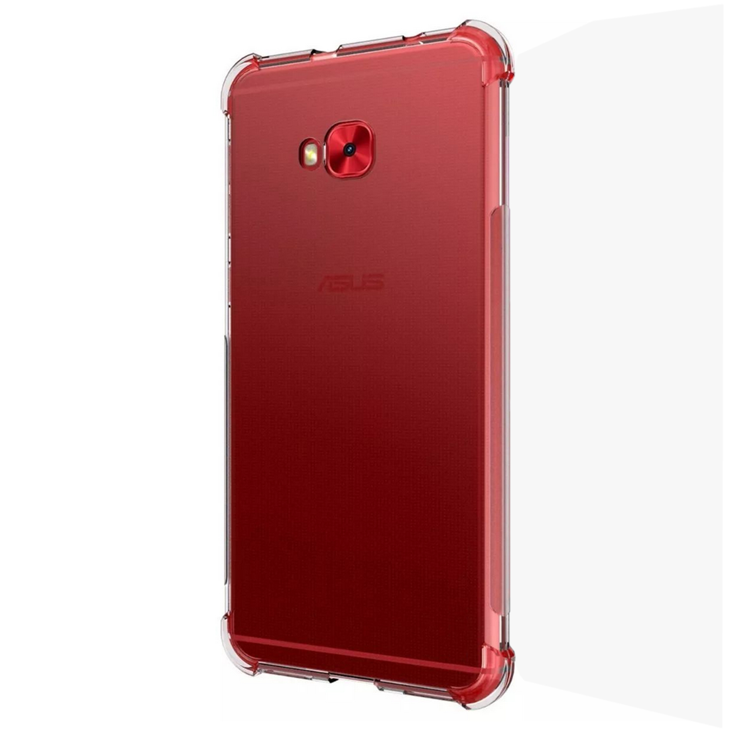 Microsonic Asus Zenfone Live ZB553KL Kılıf Anti Shock Silikon Şeffaf
