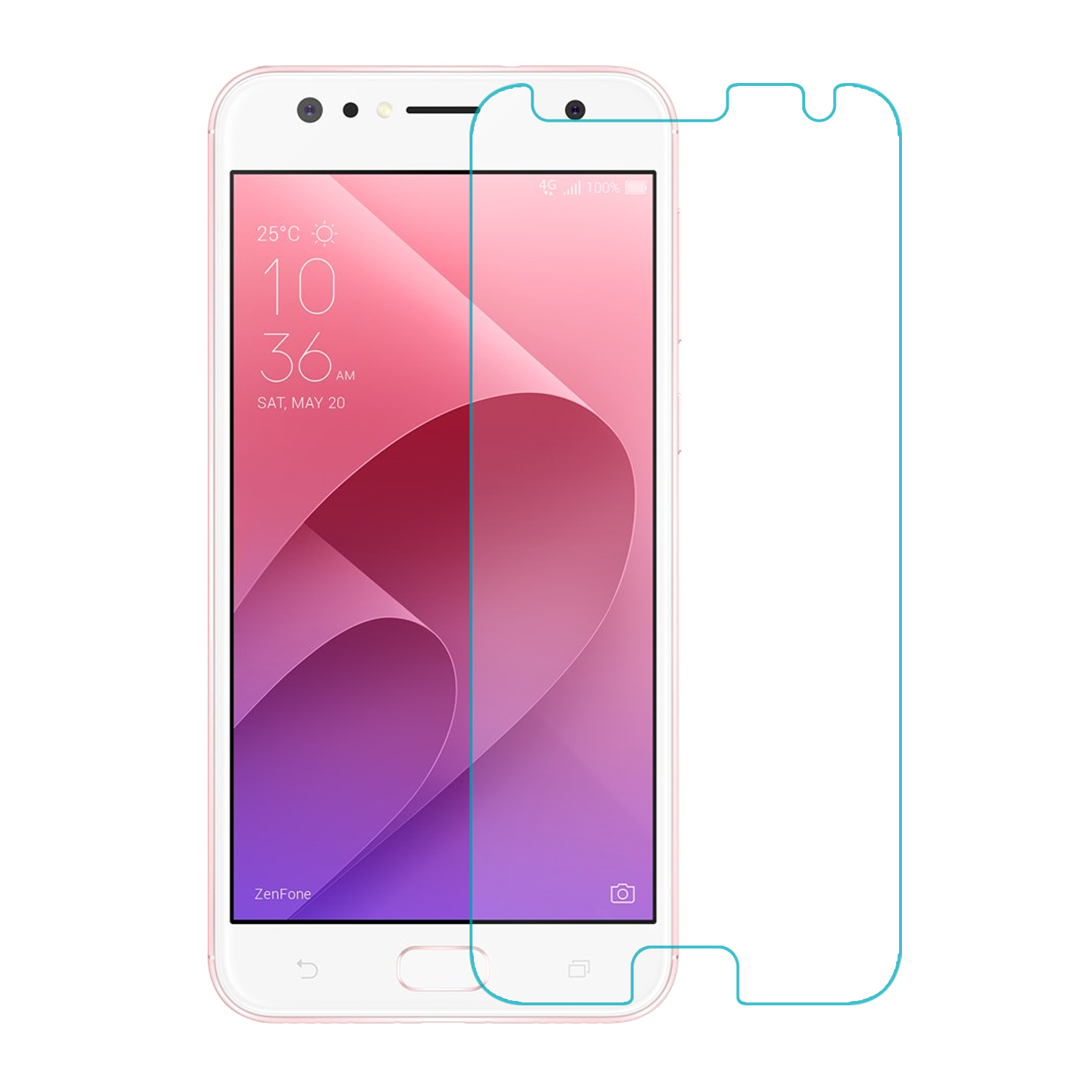 Microsonic Asus Zenfone Live (5.5'') ZB553KL Nano Cam Ekran koruyucu Kırılmaz film
