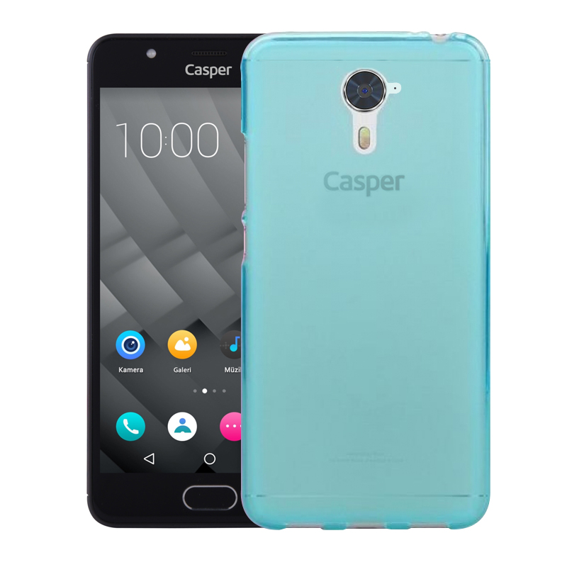 Microsonic Casper Via M2 Kılıf Transparent Soft Mavi