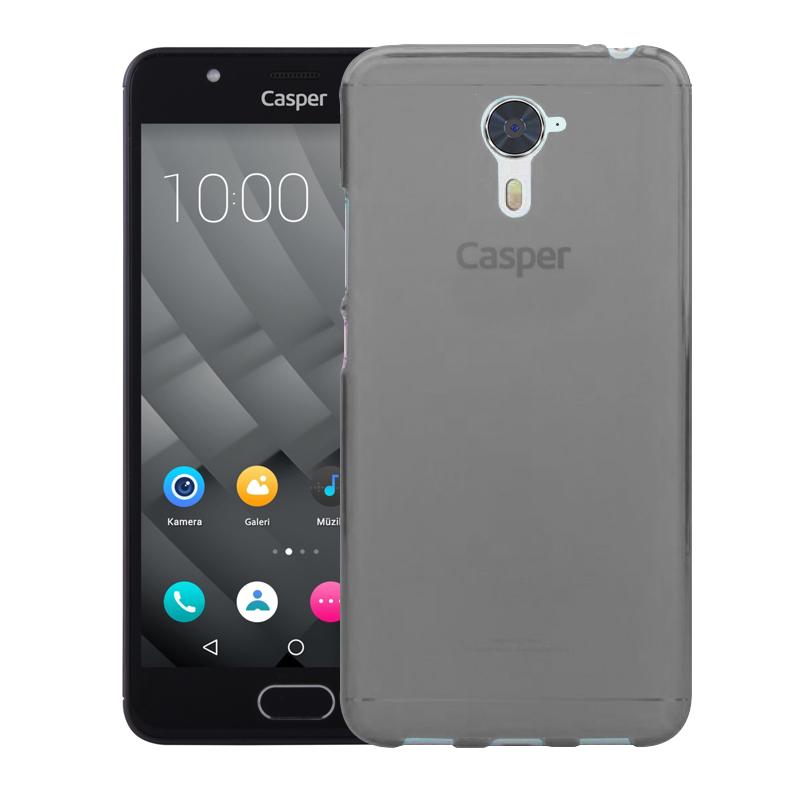 Microsonic Casper Via M2 Kılıf Transparent Soft Siyah