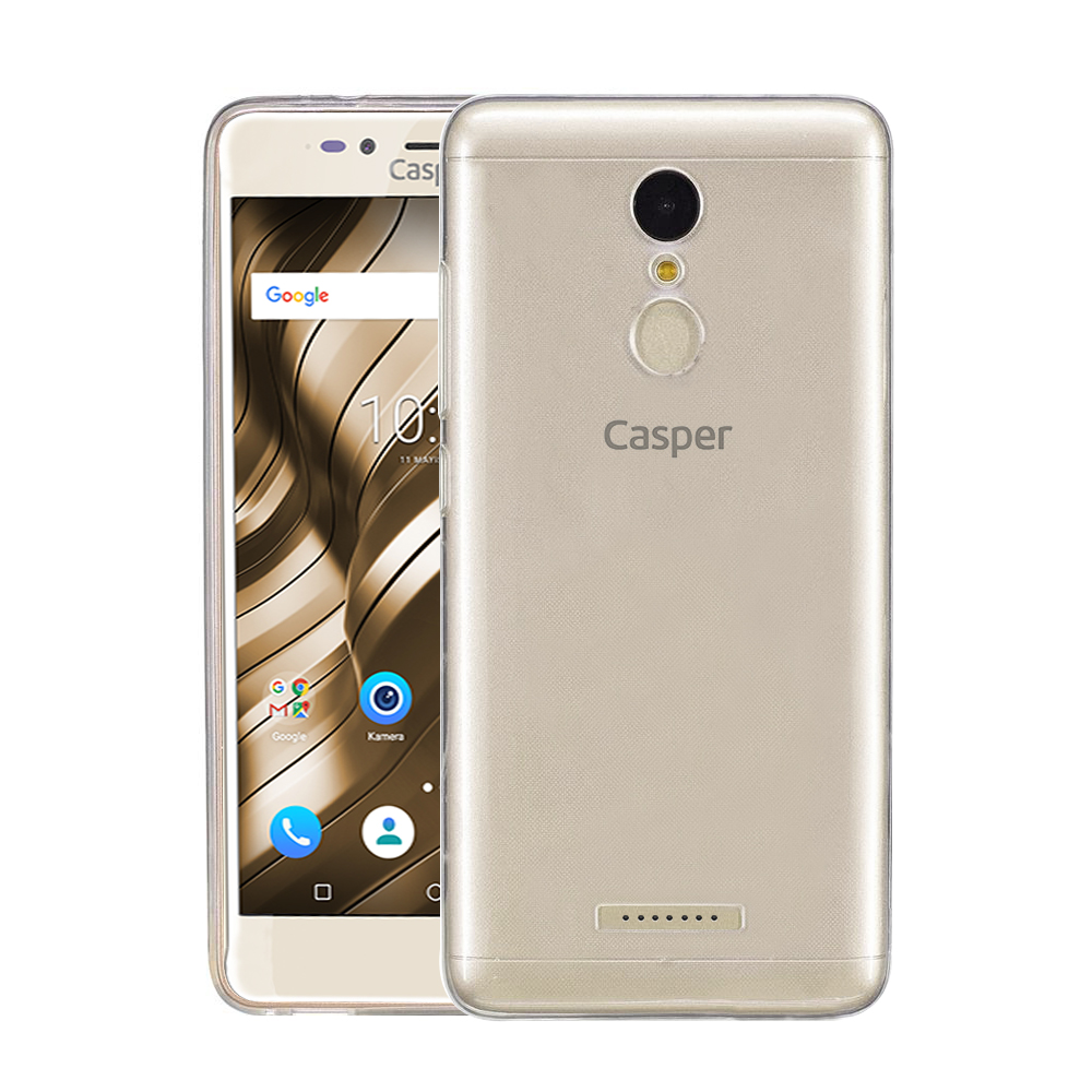 Microsonic Casper Via M3 Kılıf Transparent Soft Beyaz