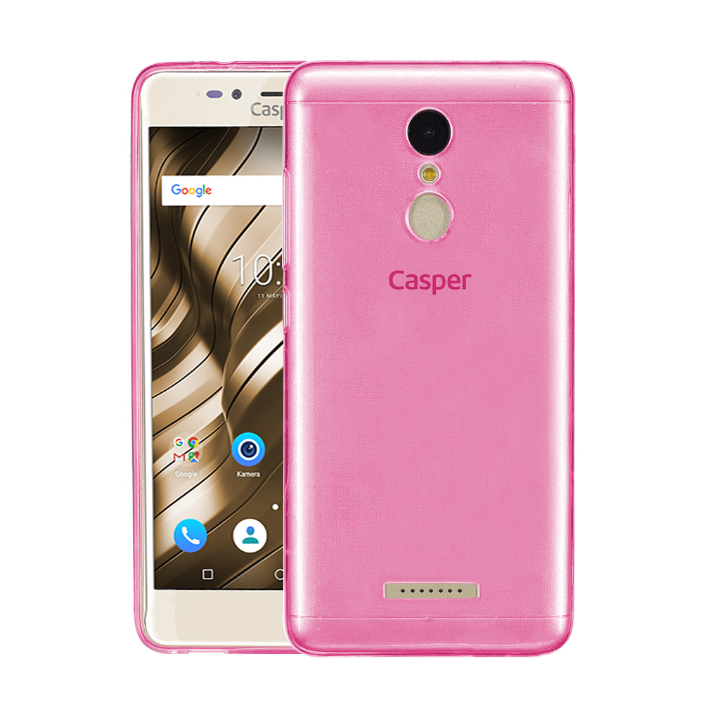 Microsonic Casper Via M3 Kılıf Transparent Soft Pembe