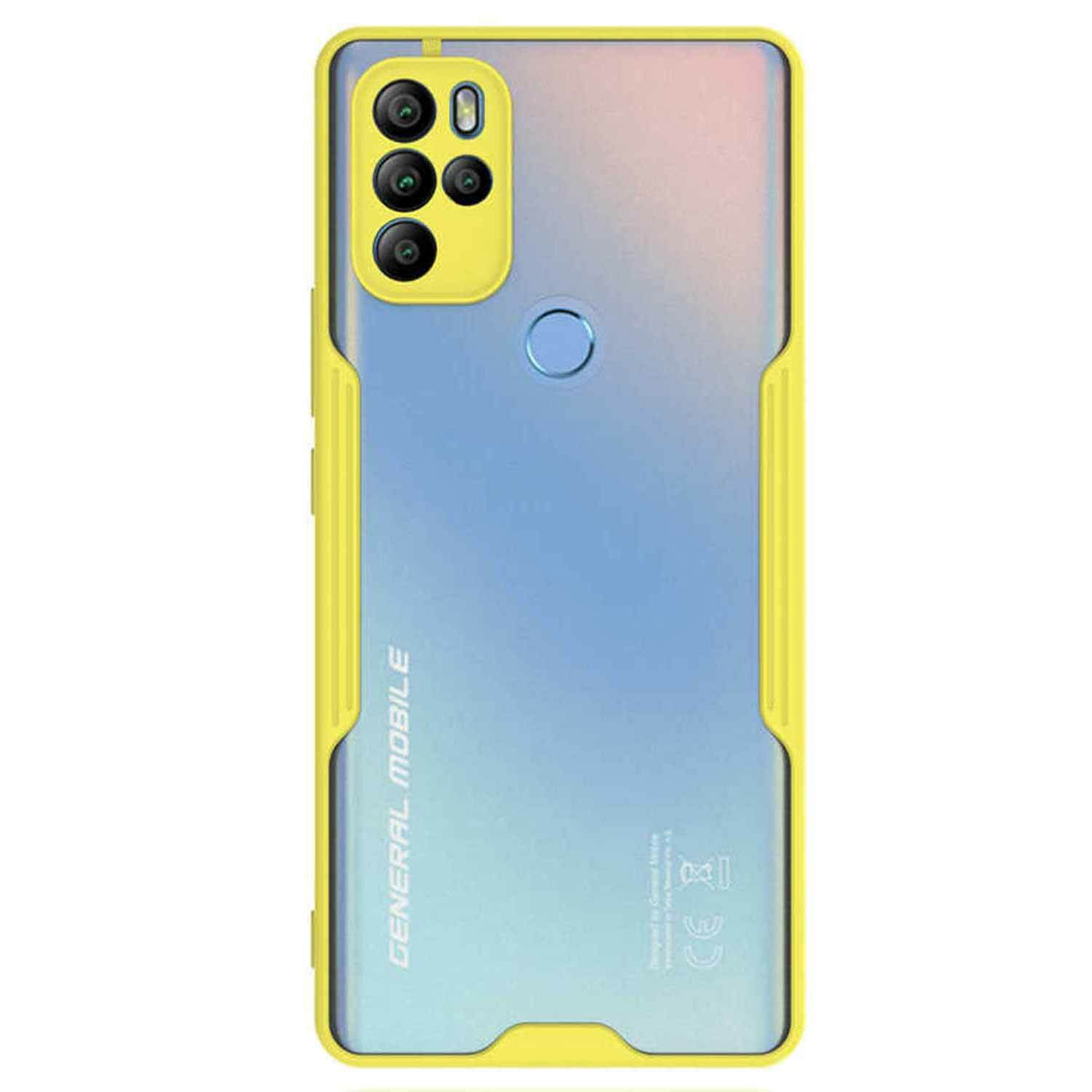 Microsonic General Mobile GM 21 Pro Kılıf Paradise Glow Sarı