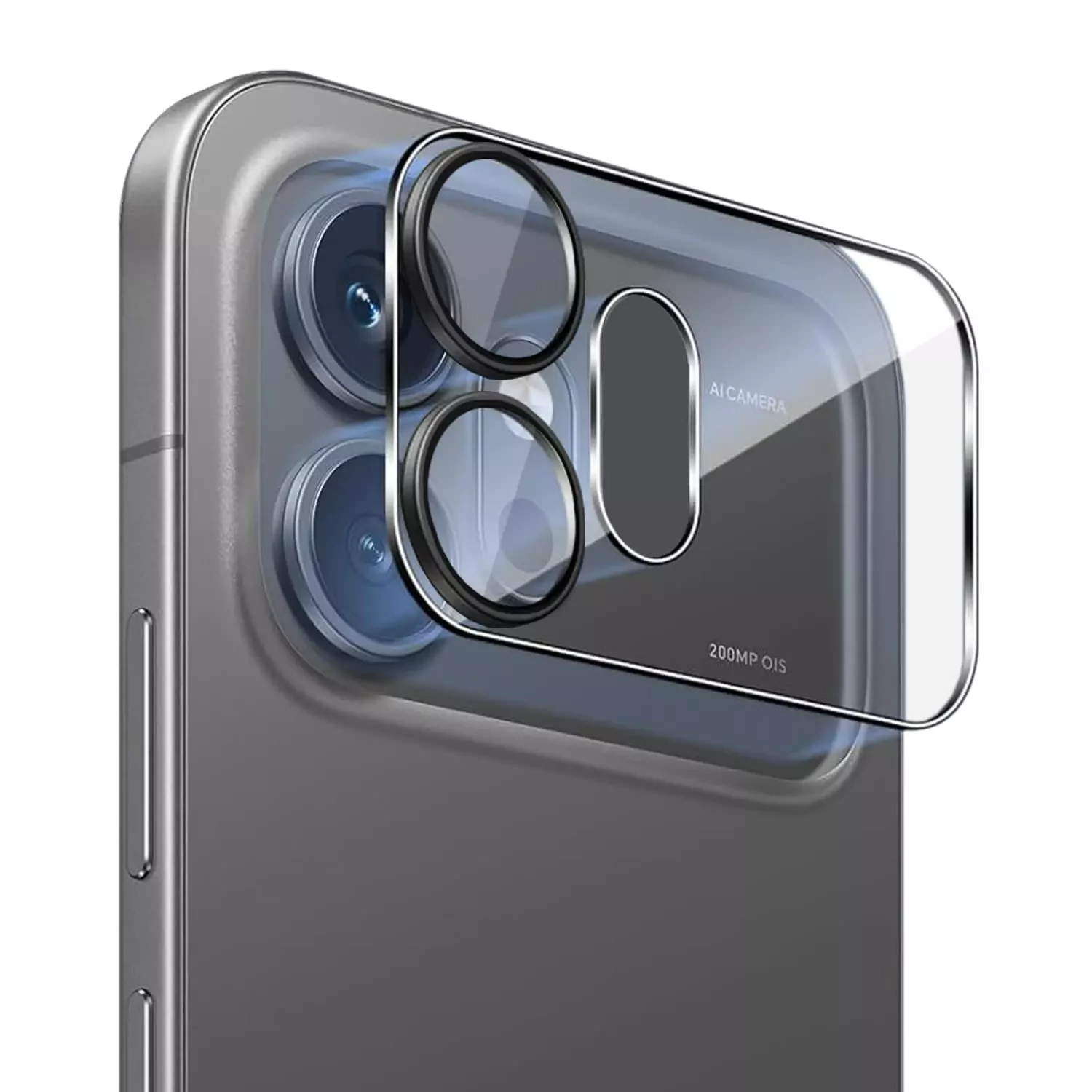 Microsonic Honor 600 5G Kamera Lens Koruma Camı Siyah