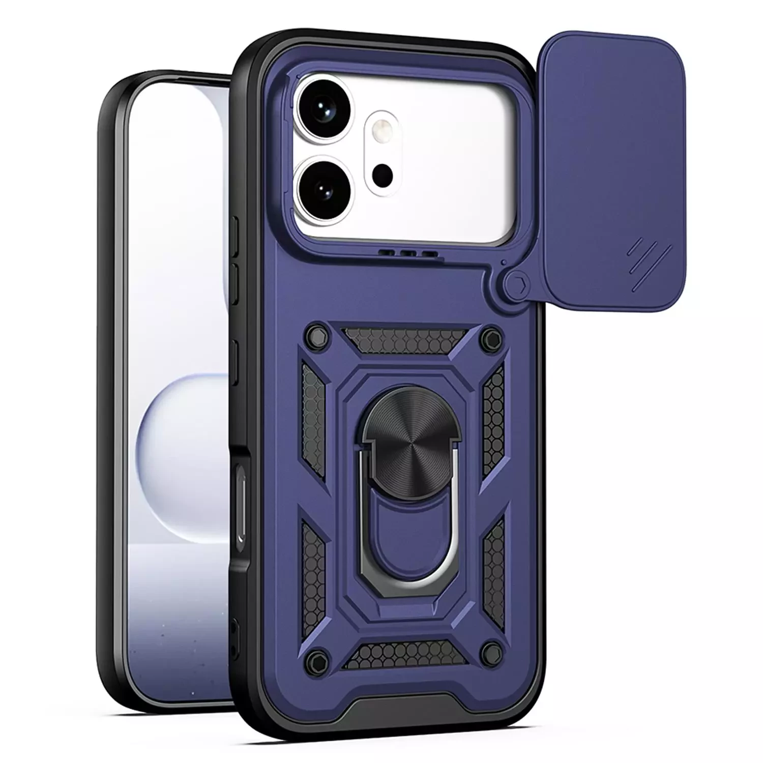 Microsonic Honor 600 5G Kılıf Impact Resistant Lacivert