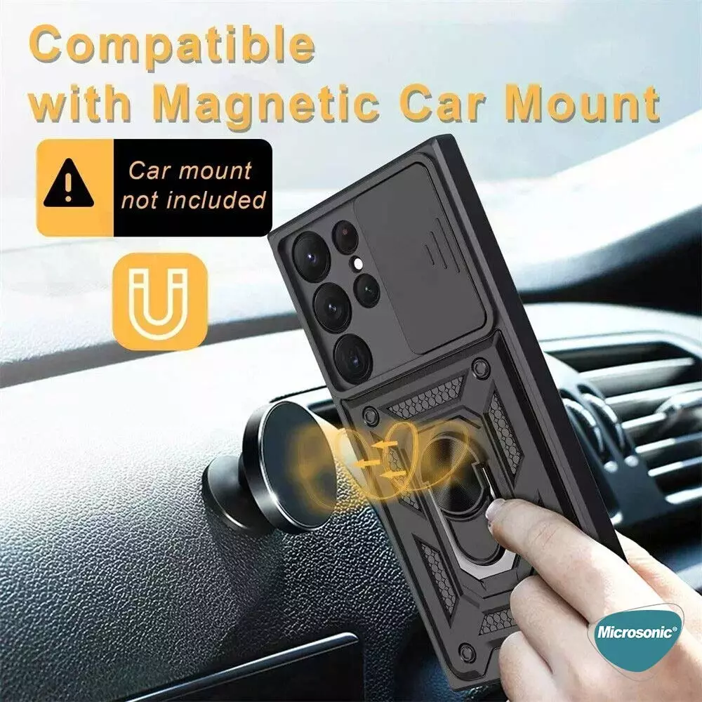 Microsonic Honor 600 5G Kılıf Impact Resistant Lacivert