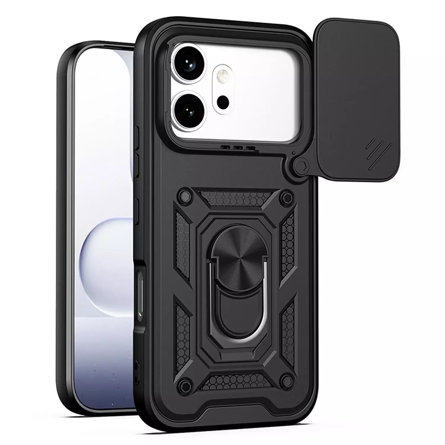 Microsonic Honor 600 5G Kılıf Impact Resistant Siyah