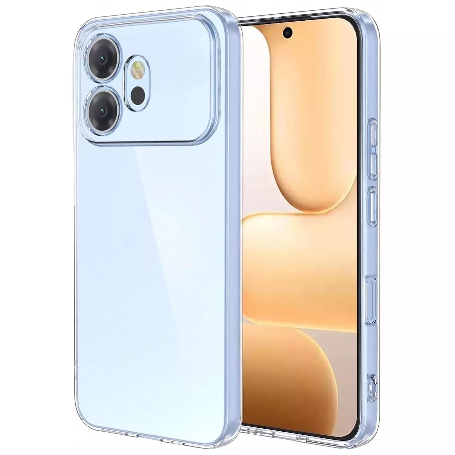Microsonic Honor 600 5G Kılıf Transparent Soft Şeffaf