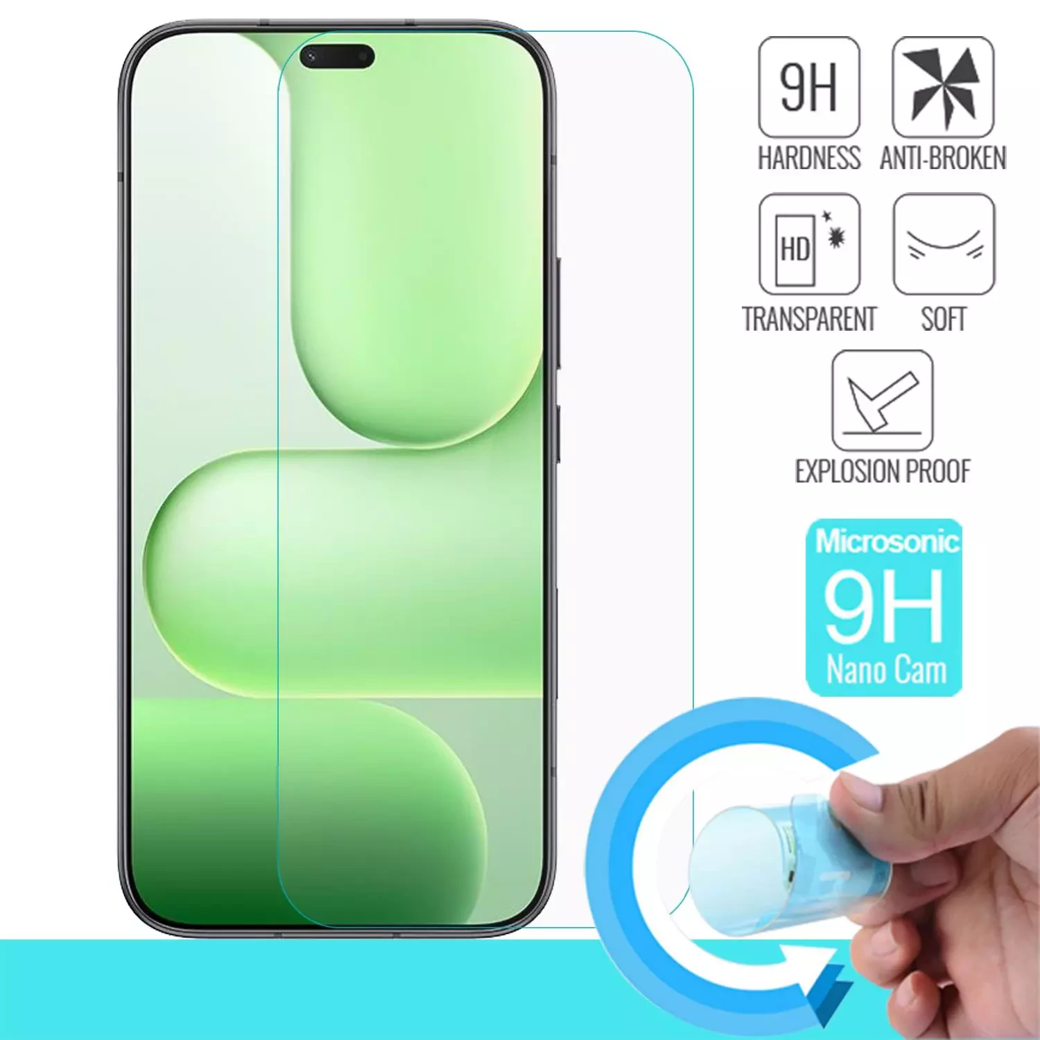 Microsonic Honor 600 Lite 5G Nano Glass Cam Ekran Koruyucu