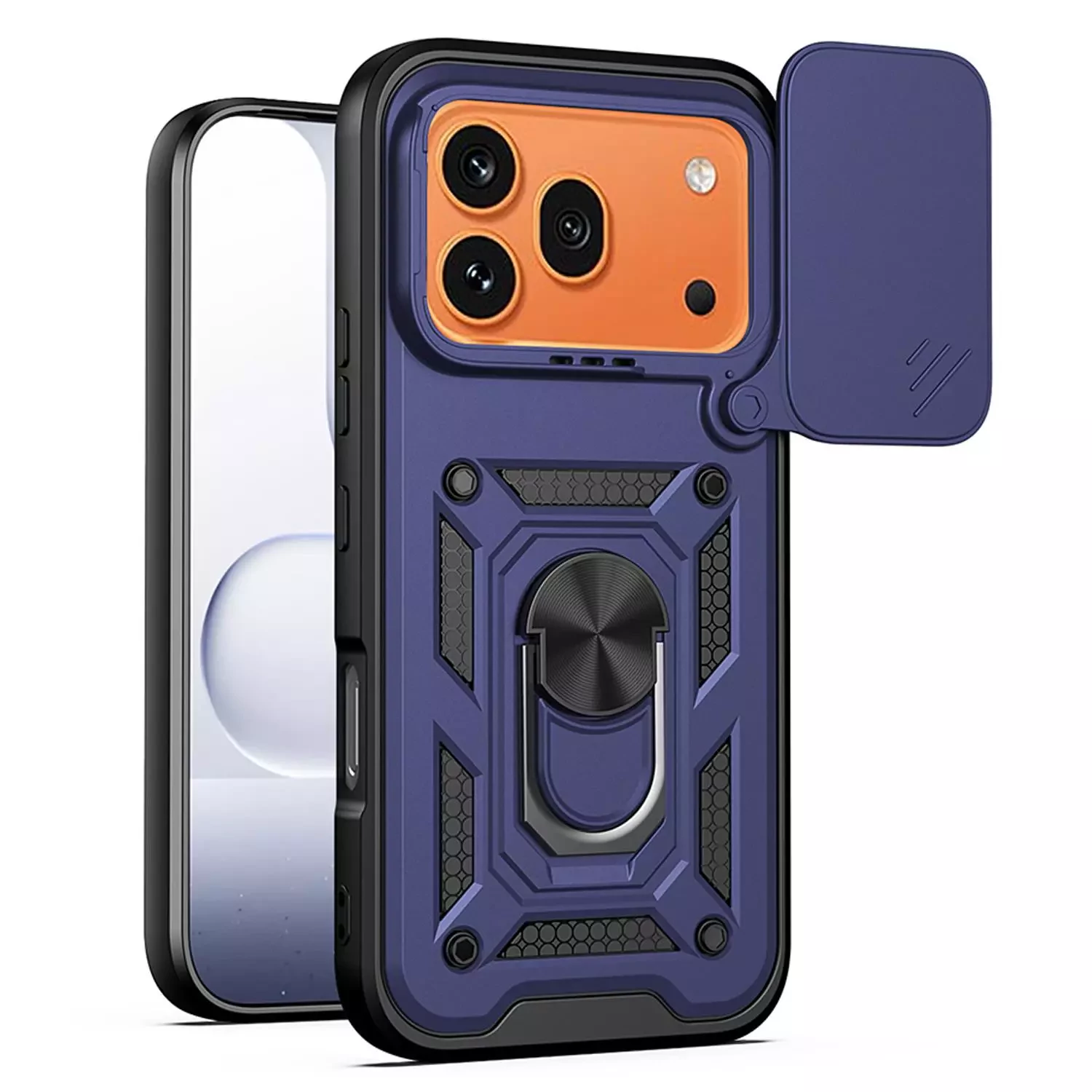 Microsonic Honor 600 Pro 5G Kılıf Impact Resistant Lacivert
