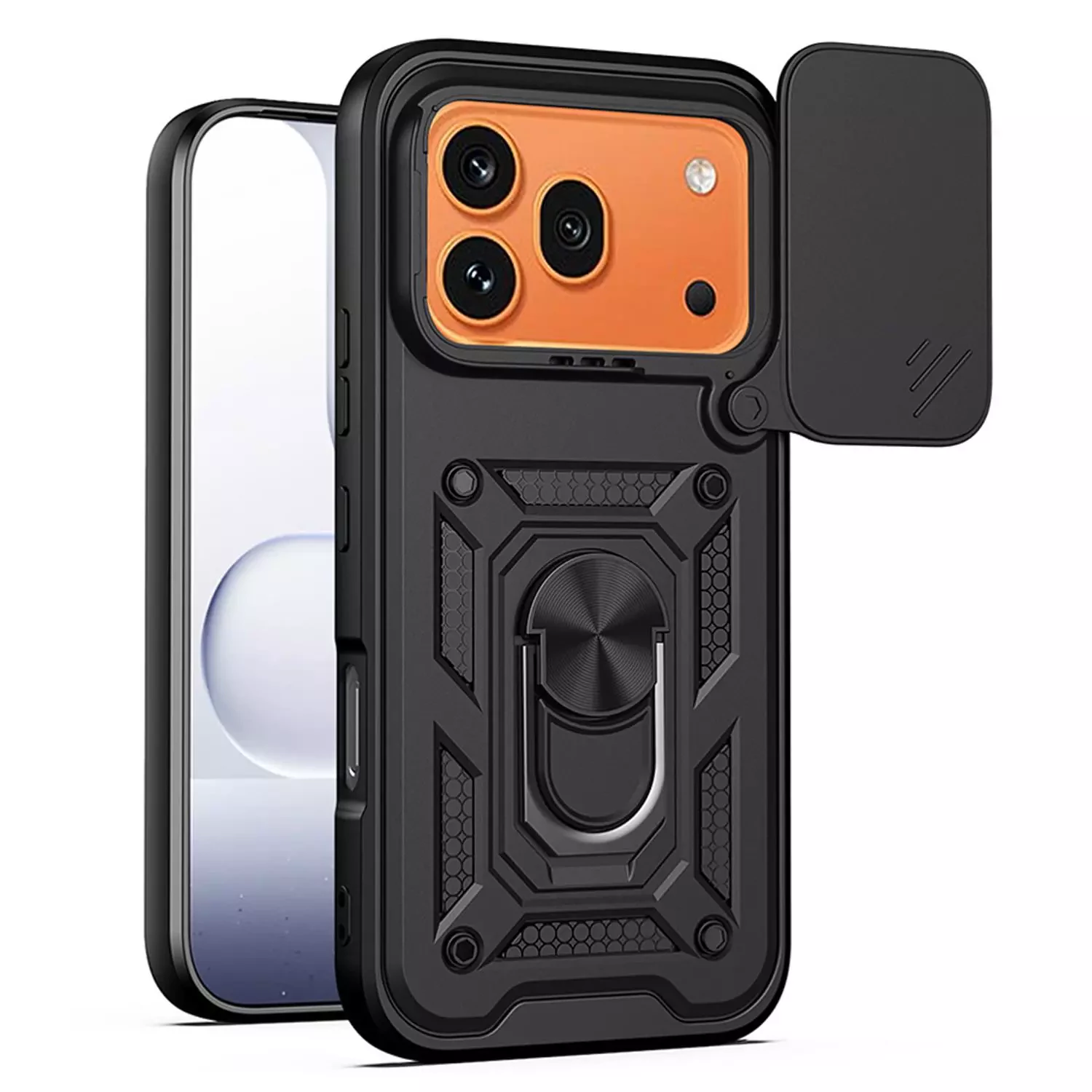 Microsonic Honor 600 Pro 5G Kılıf Impact Resistant Siyah