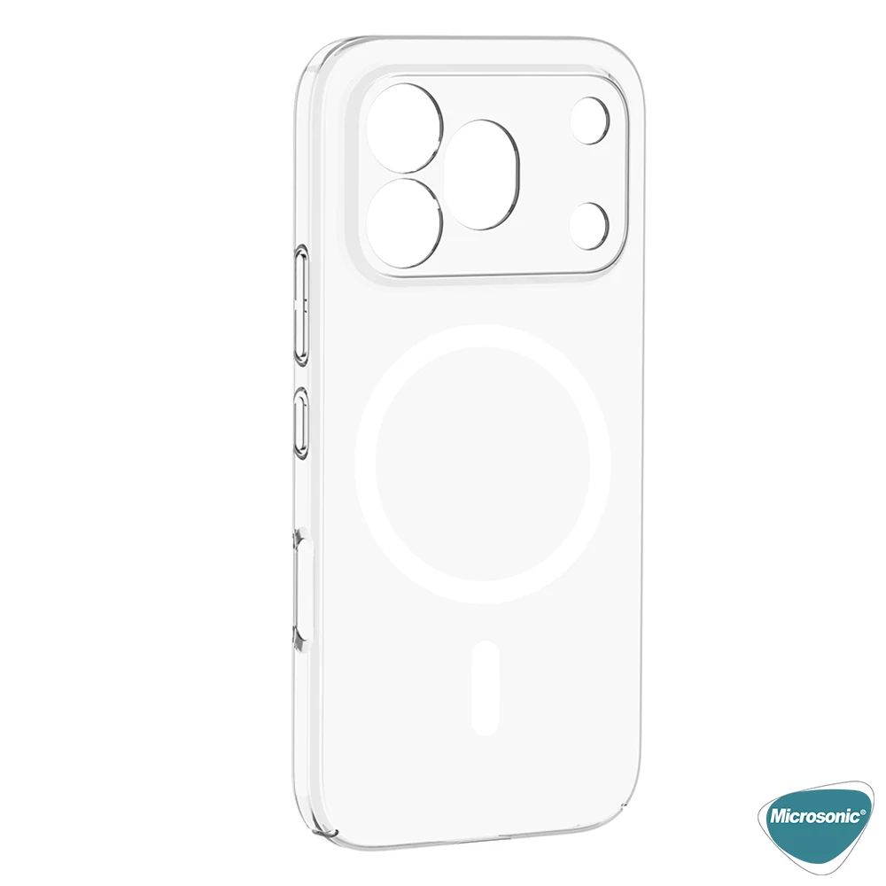 Microsonic Honor 600 Pro 5G Kılıf MagSafe Clear Sararmaz Şeffaf