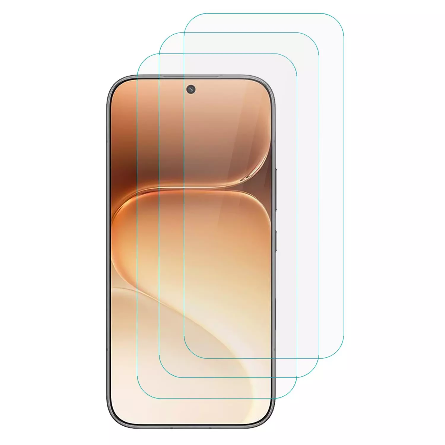 Microsonic Honor 600 Pro 5G Screen Protector Nano Glass Cam Ekran Koruyucu (3`lü Paket)