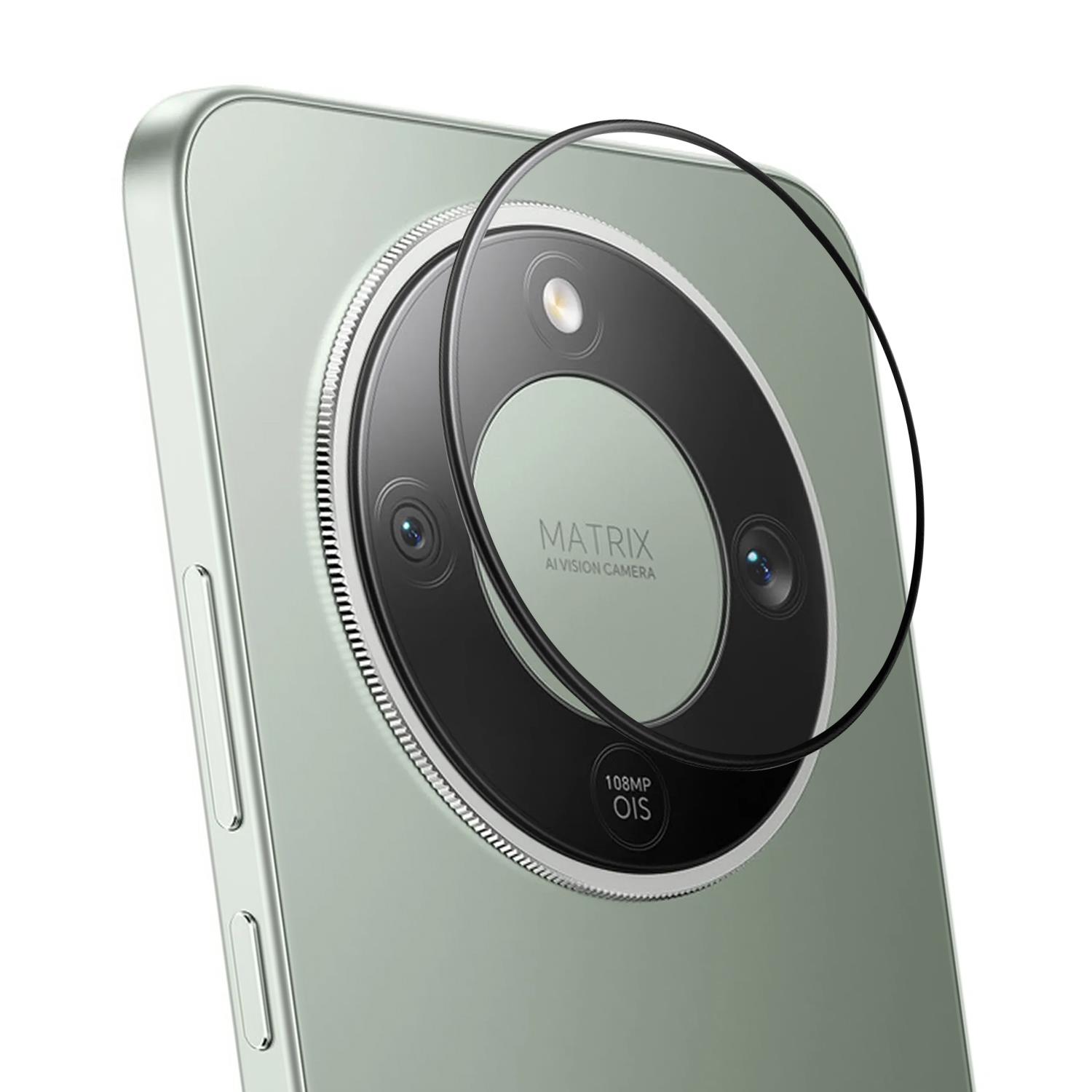 Microsonic Honor Magic 8 Lite Kamera Lens Koruma Camı Siyah