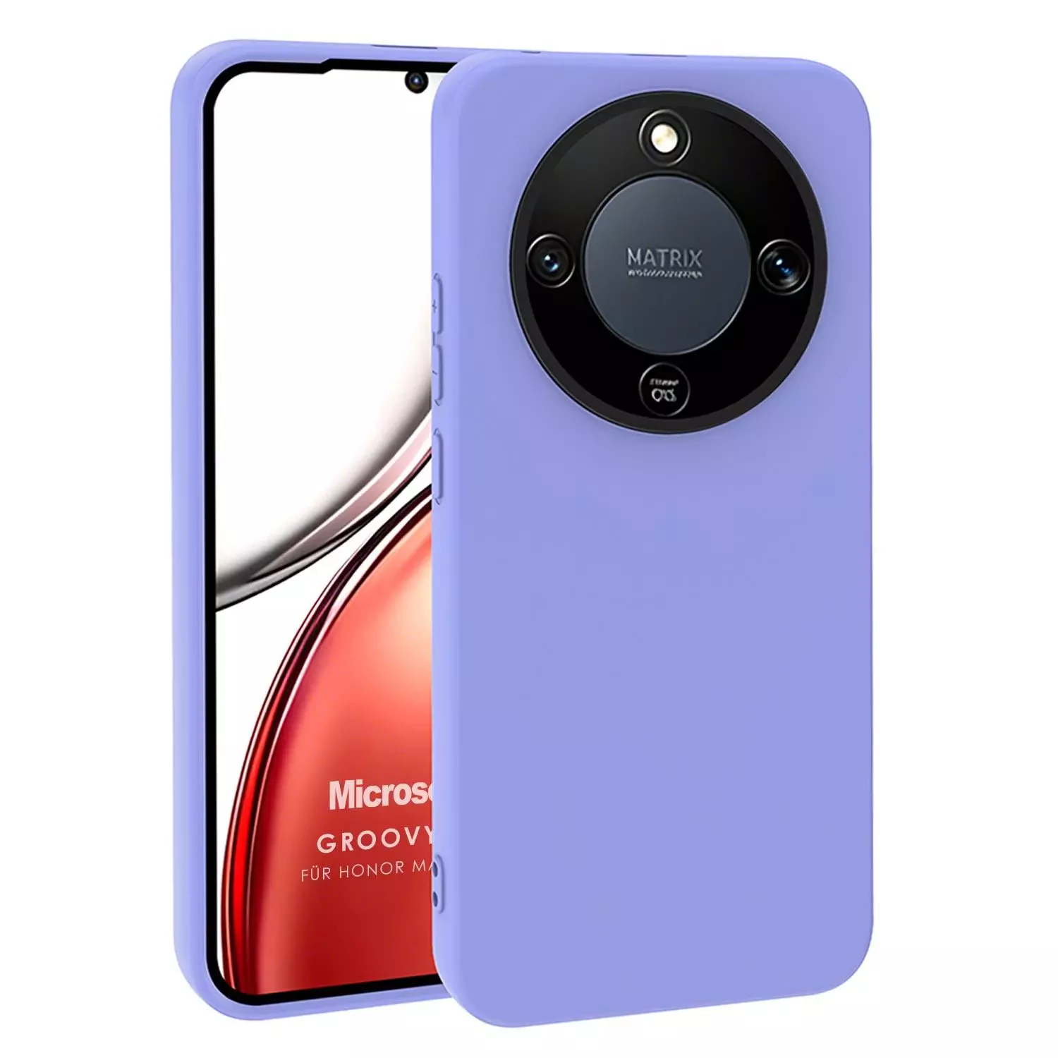 Microsonic Honor Magic 8 Lite Kılıf Groovy Soft Lila