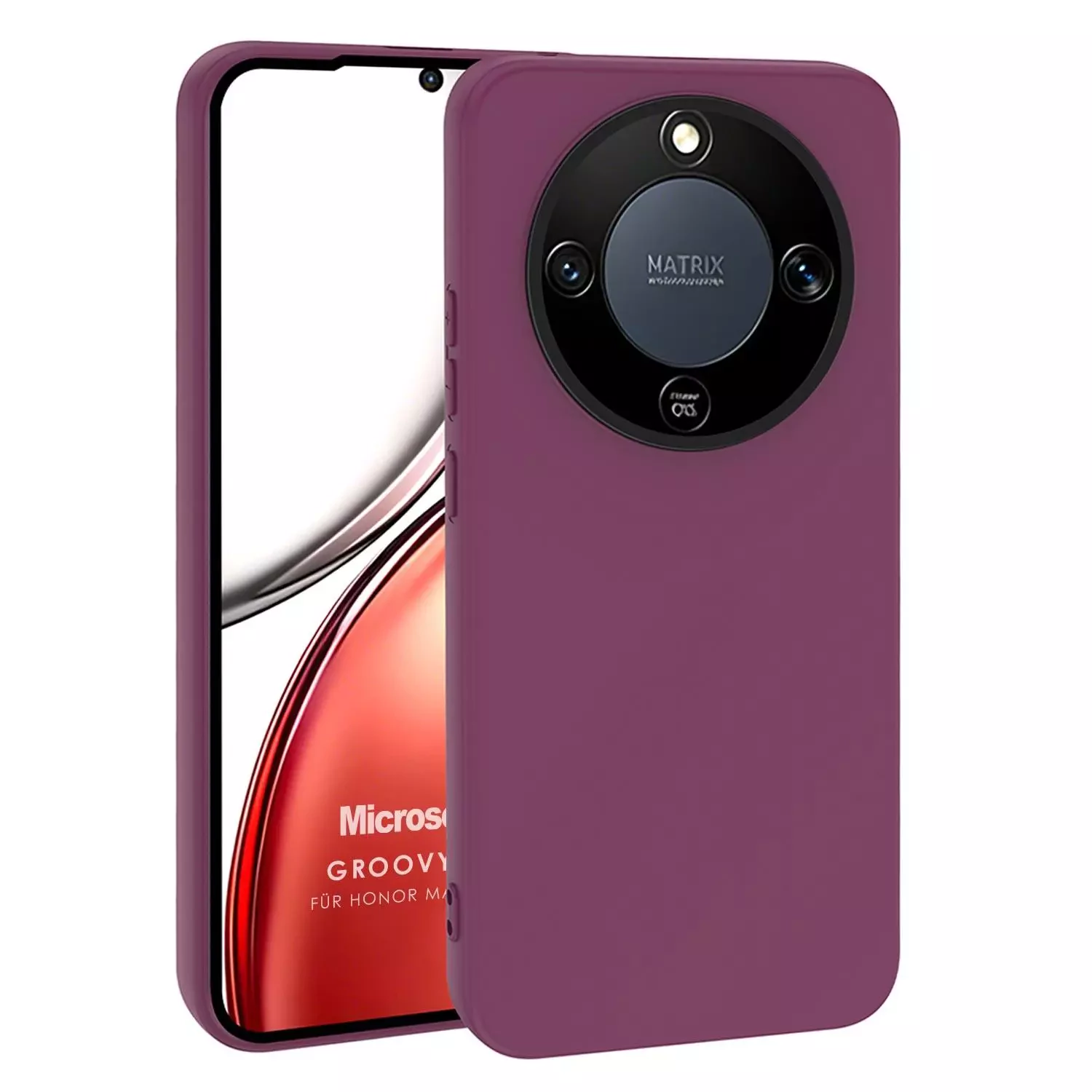 Microsonic Honor Magic 8 Lite Kılıf Groovy Soft Mor