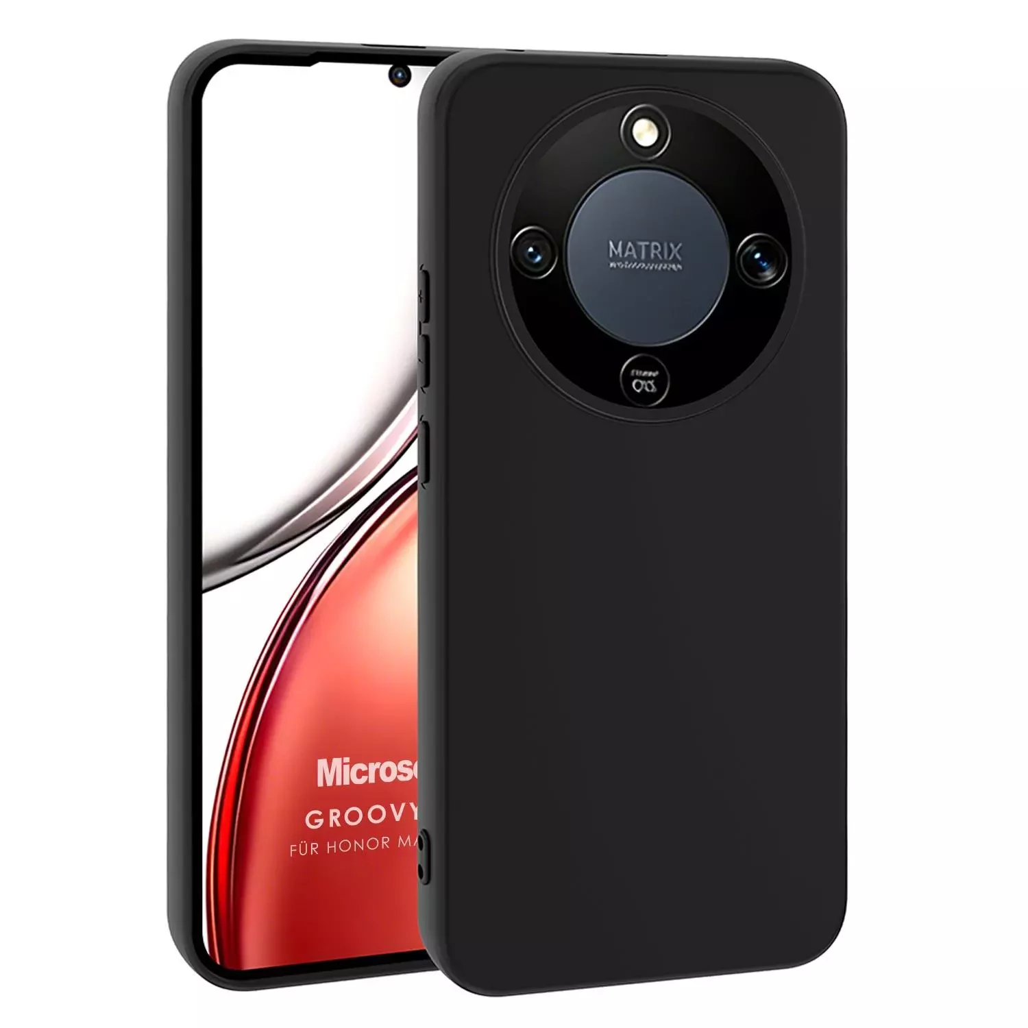 Microsonic Honor Magic 8 Lite Kılıf Groovy Soft Siyah