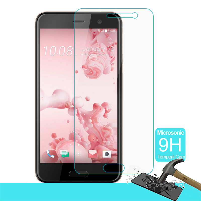 Microsonic HTC U Play Temperli Cam Ekran Koruyucu Film