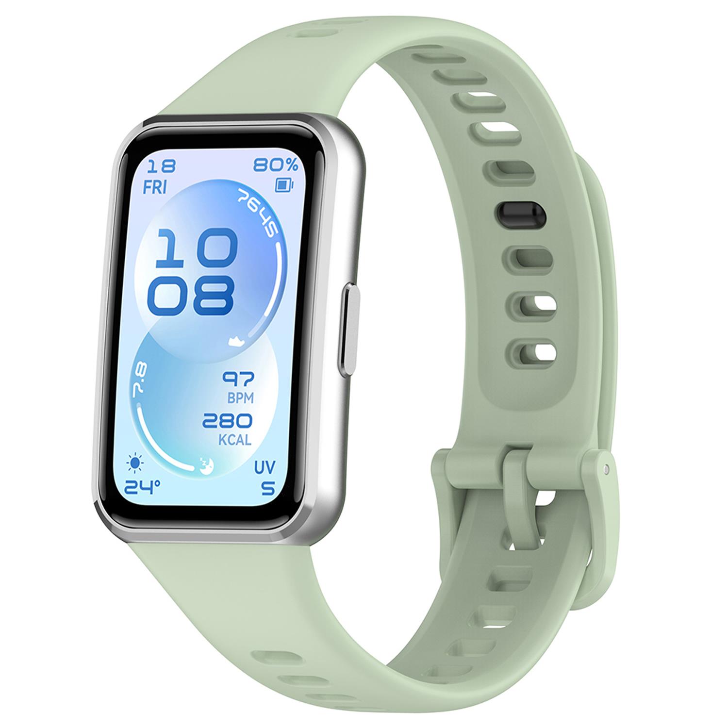 Microsonic Huawei Band 11 Kordon, Silicone Sport Band Yeşil