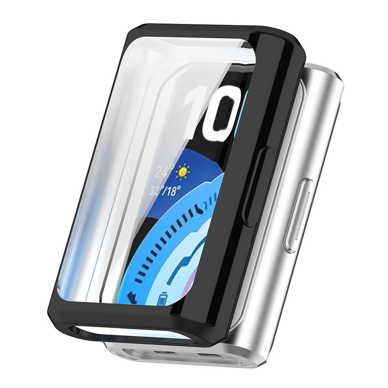 Microsonic Huawei Band 11 Pro Kılıf 360 Full Round Soft Silicone Siyah