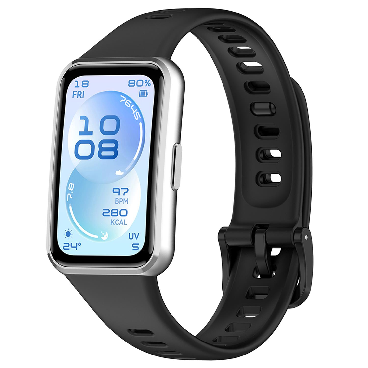 Microsonic Huawei Band 11 Pro Kordon, Silicone Sport Band Siyah