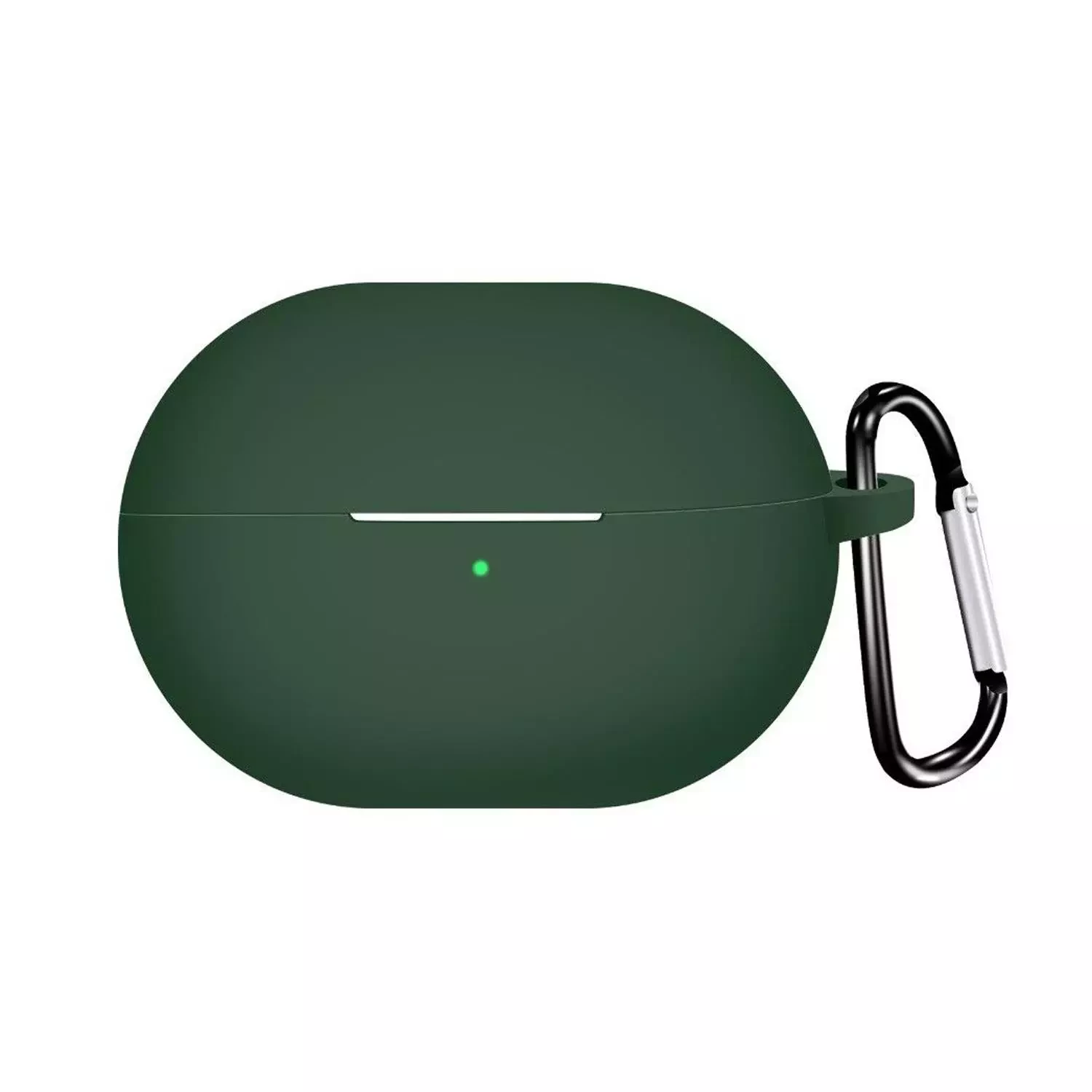 Microsonic Huawei FreeBuds Pro 5 Kılıf Askılı Mat Silikon Koyu Yeşil