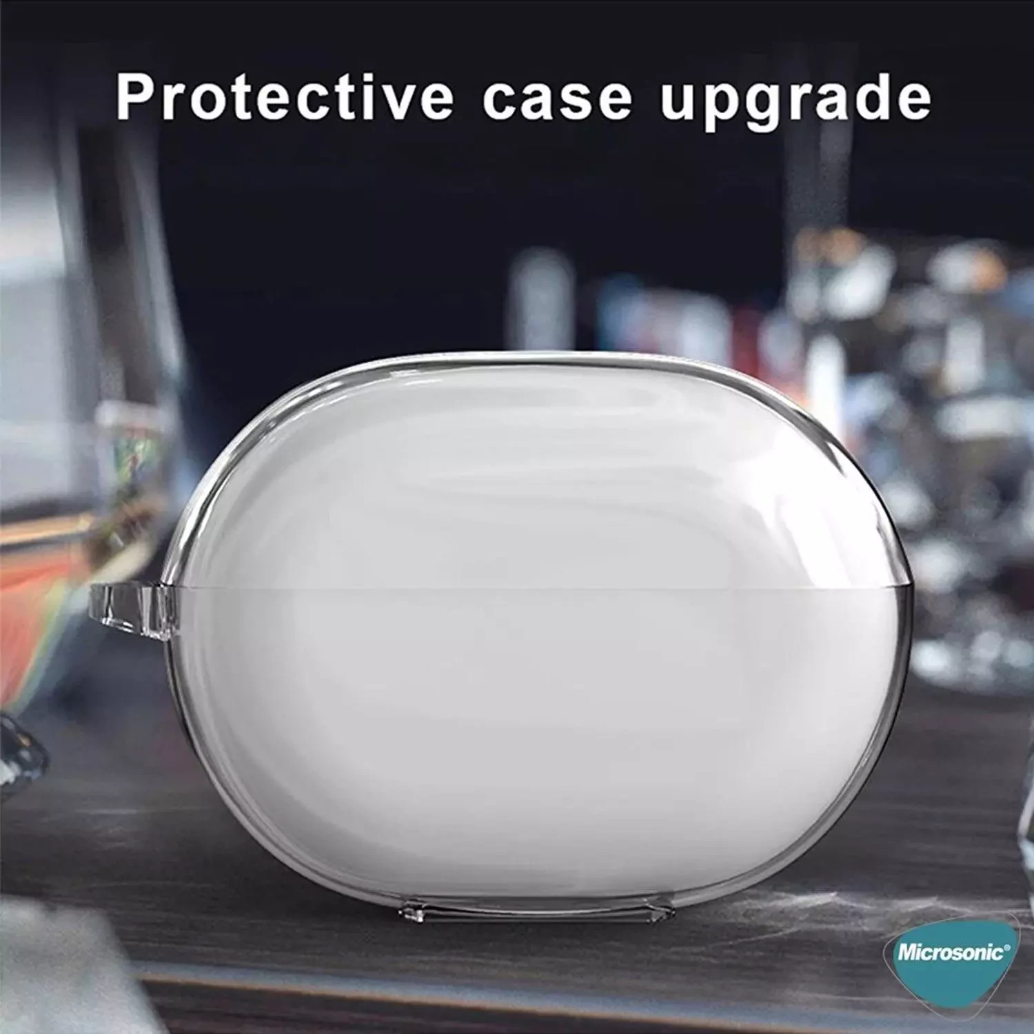 Microsonic Huawei FreeBuds Pro 5 Kılıf Transparent Clear Soft Şeffaf