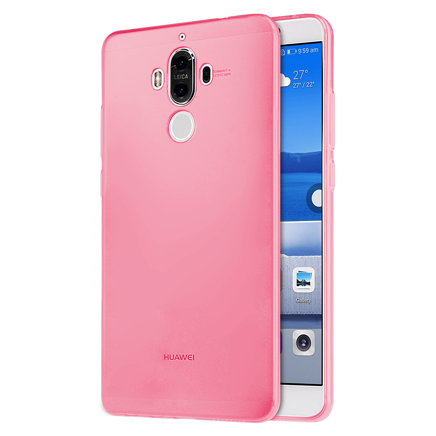 Microsonic Huawei Mate 10 Kılıf Transparent Soft Pembe