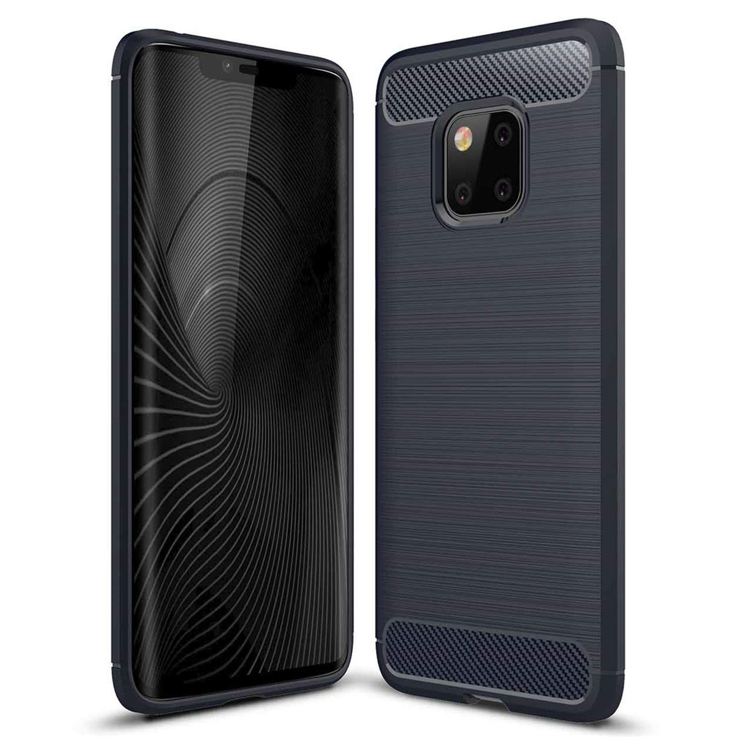 Microsonic Huawei Mate 20 Pro Kılıf Room Silikon Lacivert
