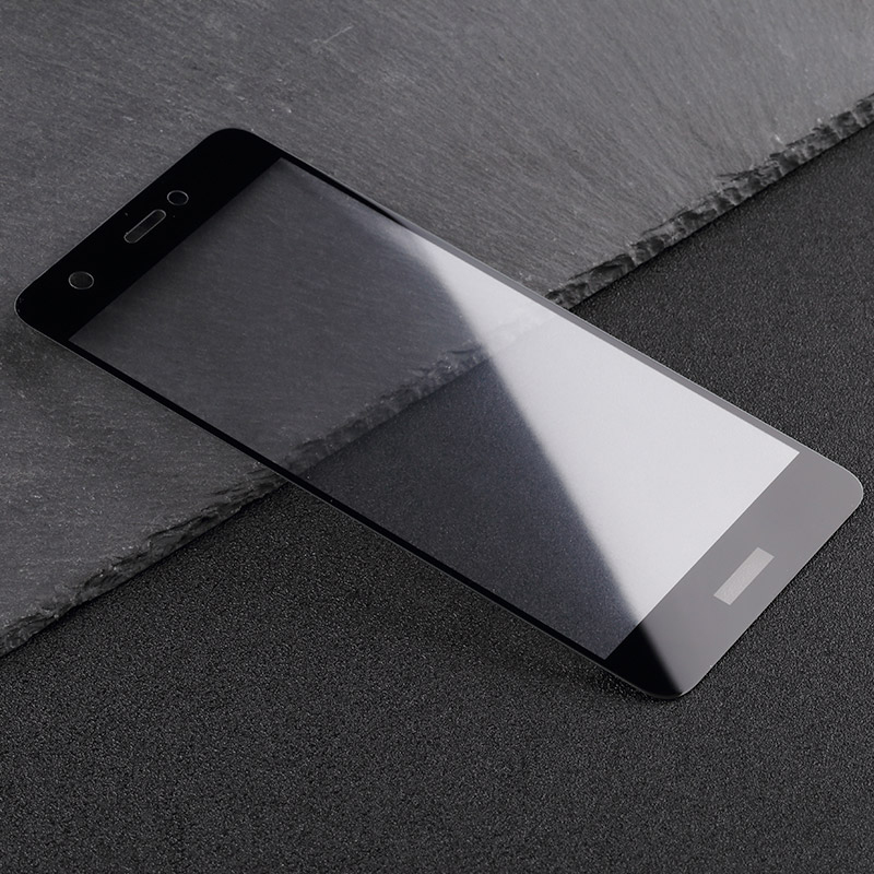 Microsonic Huawei Nova 3D Kavisli Temperli Cam Ekran koruyucu Kırılmaz Film Siyah