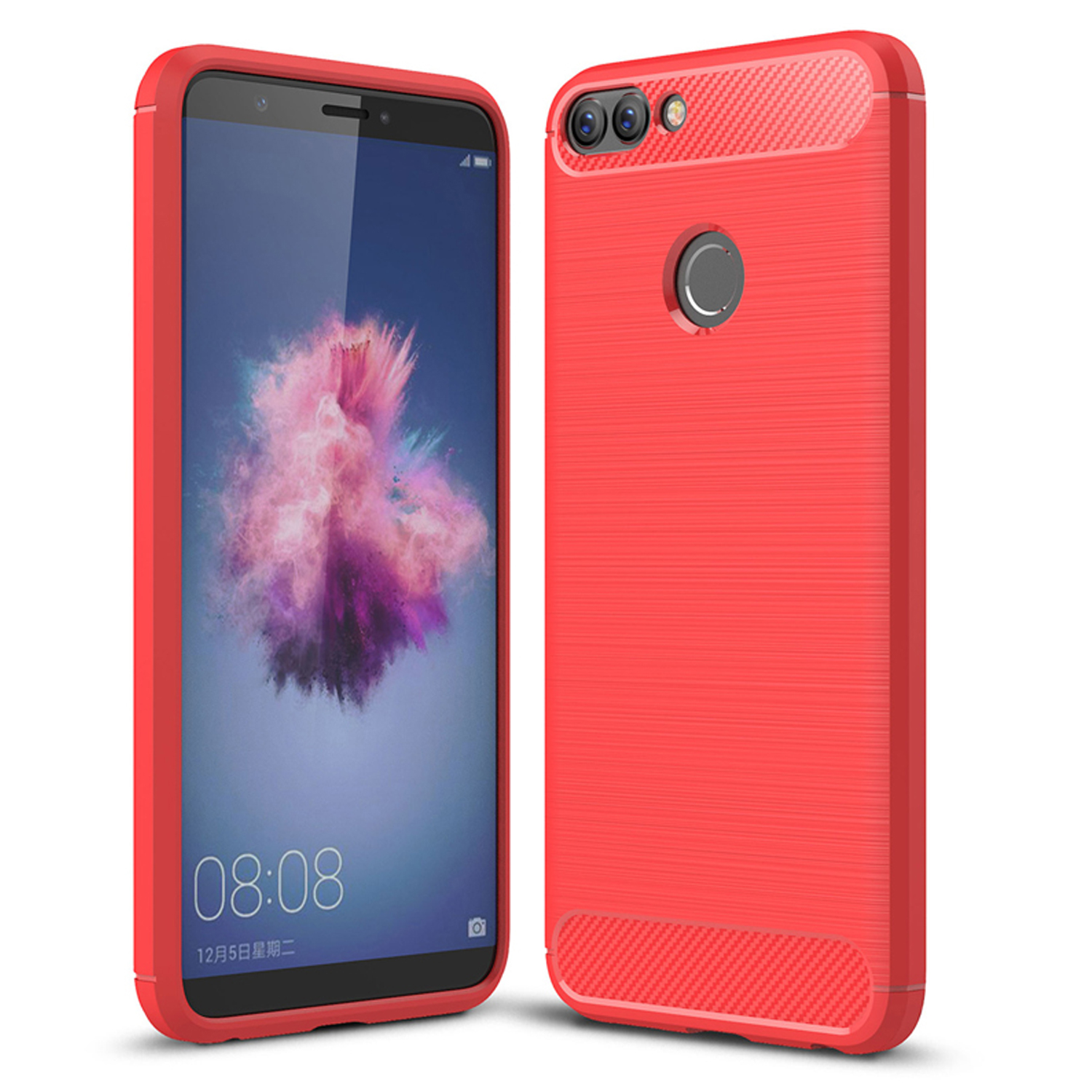 Microsonic Huawei P Smart Kılıf Room Silikon Kırmızı