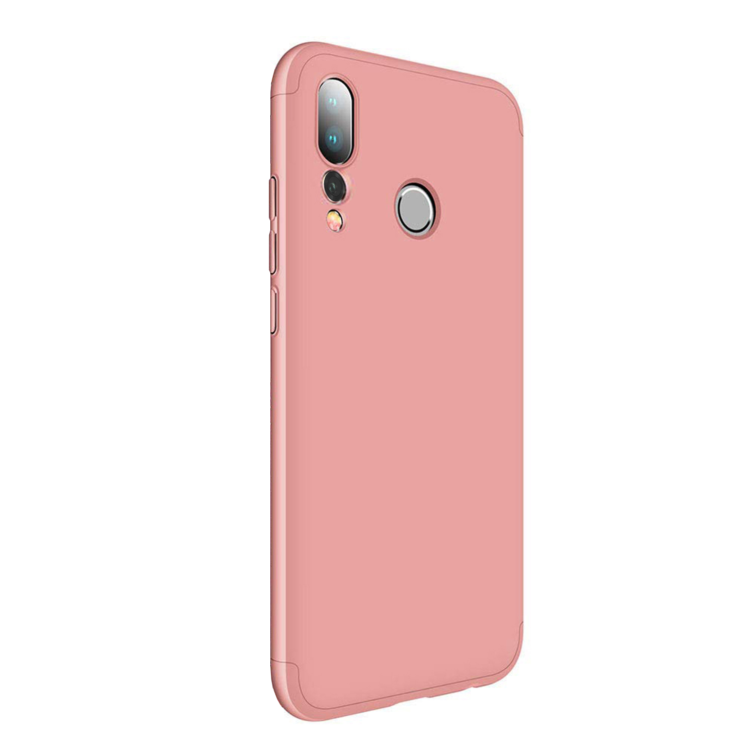 Microsonic Huawei P20 Pro Kılıf Double Dip 360 Protective Rose Gold