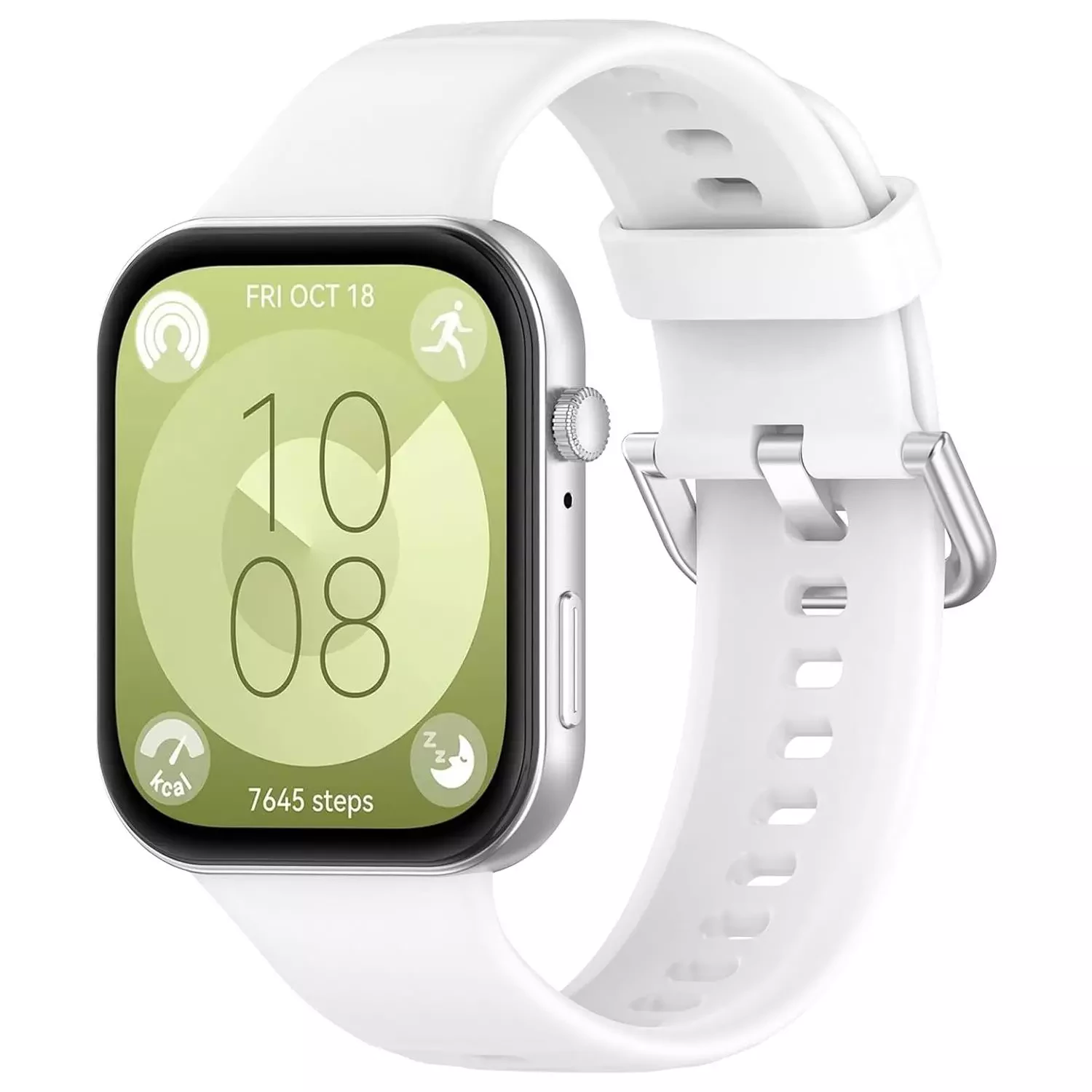 Microsonic Huawei Watch Fit 5 Kordon, Silicone Sport Band Beyaz