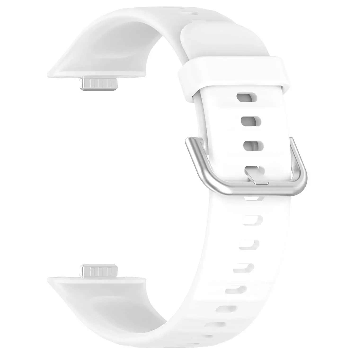 Microsonic Huawei Watch Fit 5 Kordon, Silicone Sport Band Beyaz