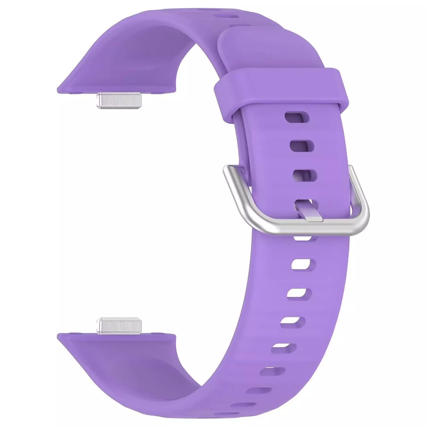 Microsonic Huawei Watch Fit 5 Kordon, Silicone Sport Band Lila