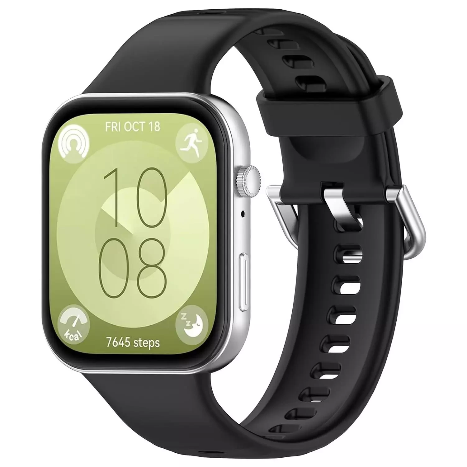 Microsonic Huawei Watch Fit 5 Kordon, Silicone Sport Band Siyah