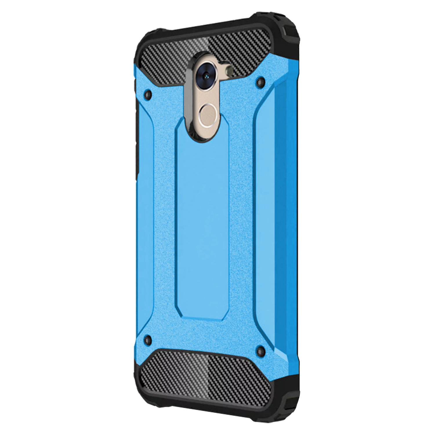 Microsonic Huawei Y7 Prime Kılıf Rugged Armor Mavi
