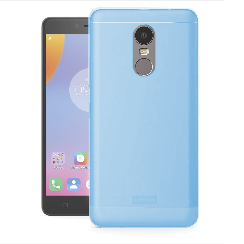 Microsonic Lenovo Vibe K6 Note Kılıf Transparent Soft Mavi
