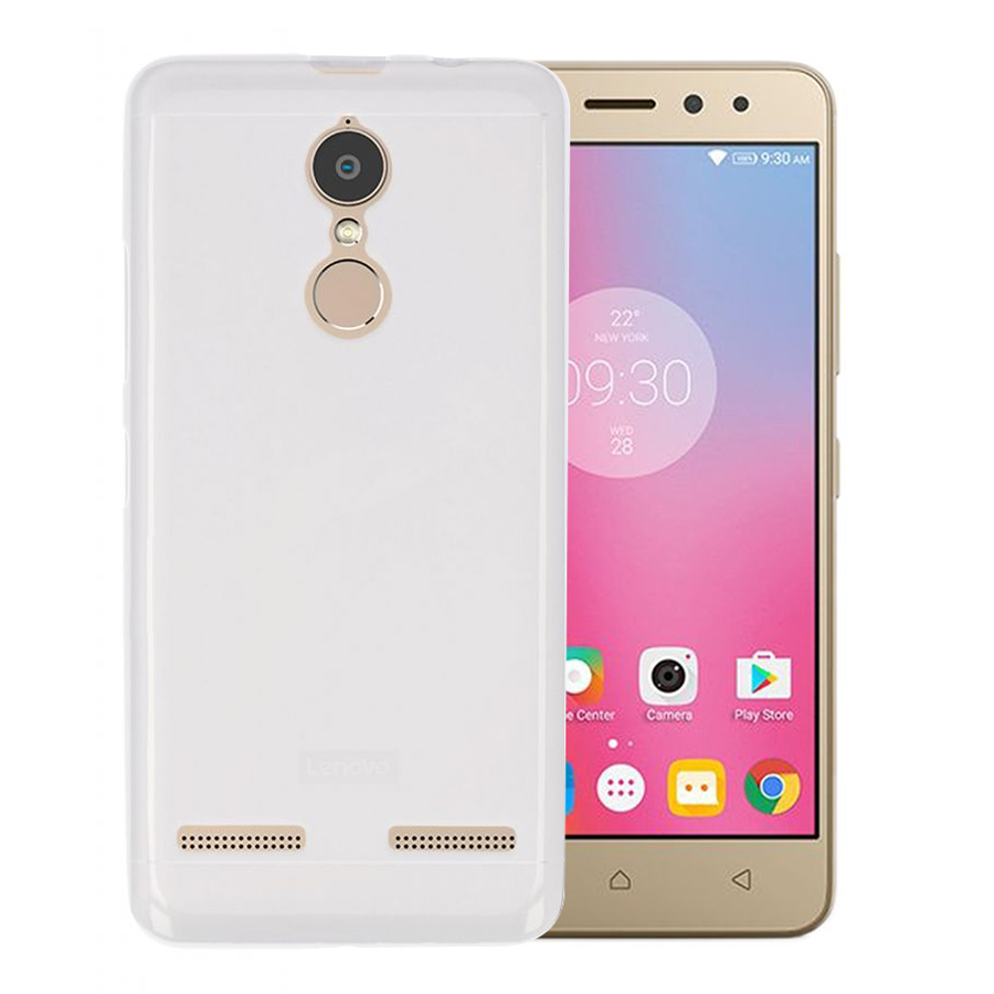 Microsonic Lenovo K6 Power Kılıf Transparent Soft Beyaz