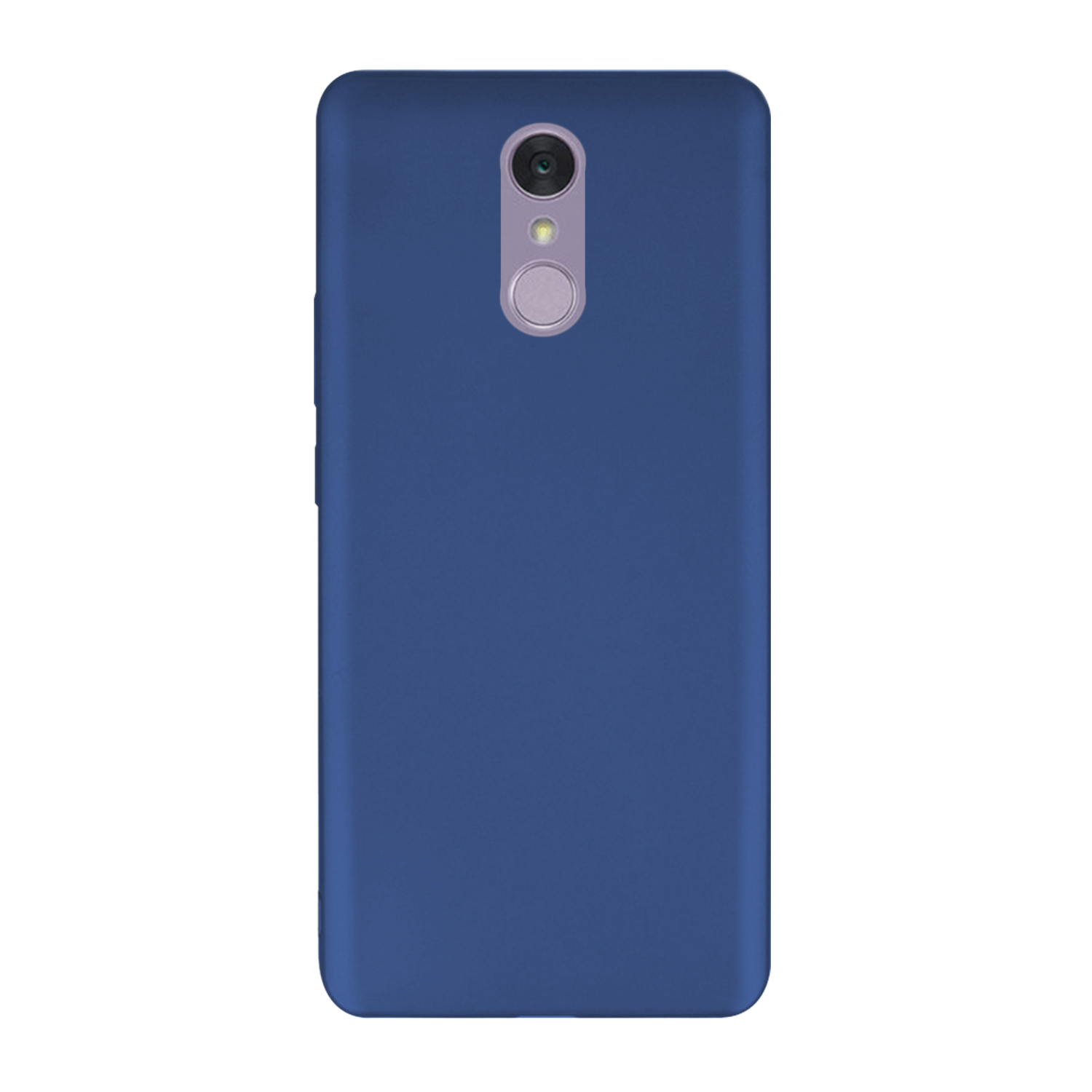 Microsonic LG Q7 Kılıf Matte Silicone Lacivert